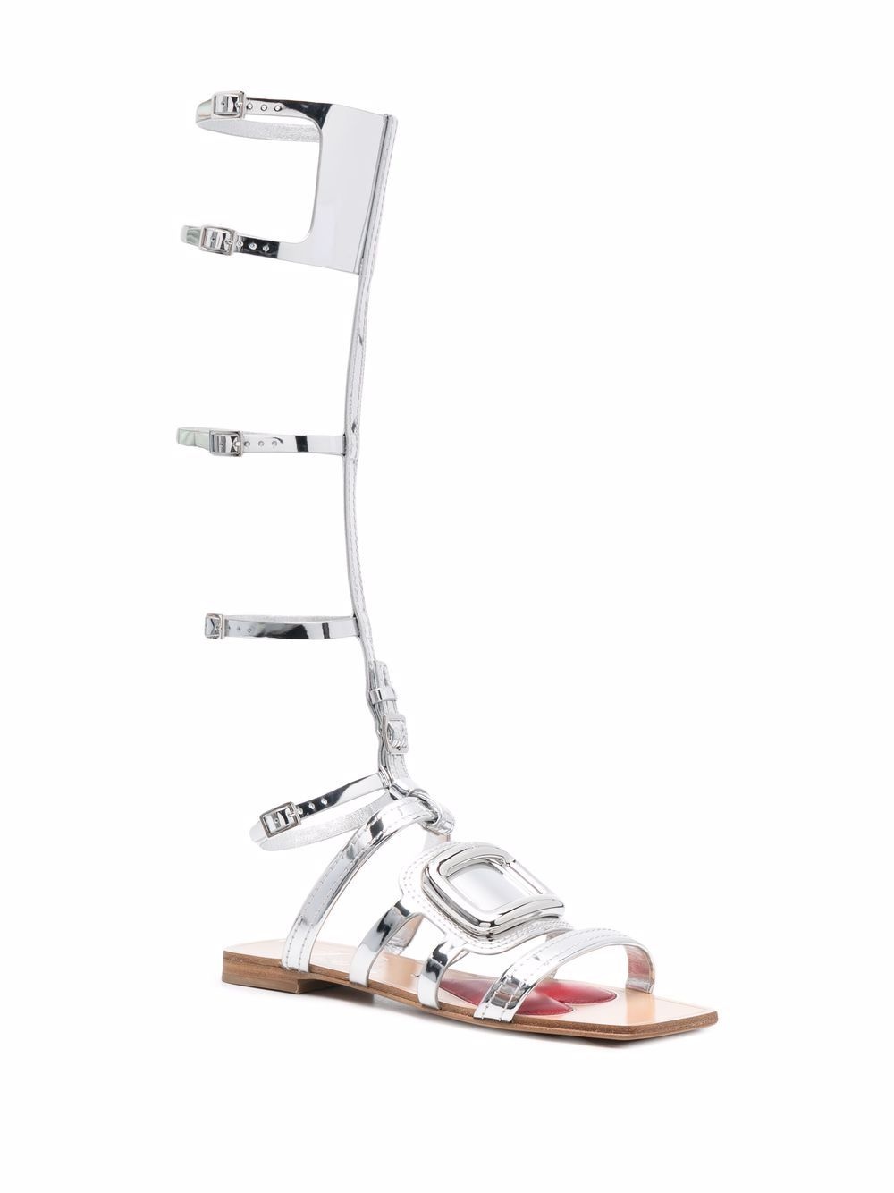 Metal buckle gladiator sandals - 3