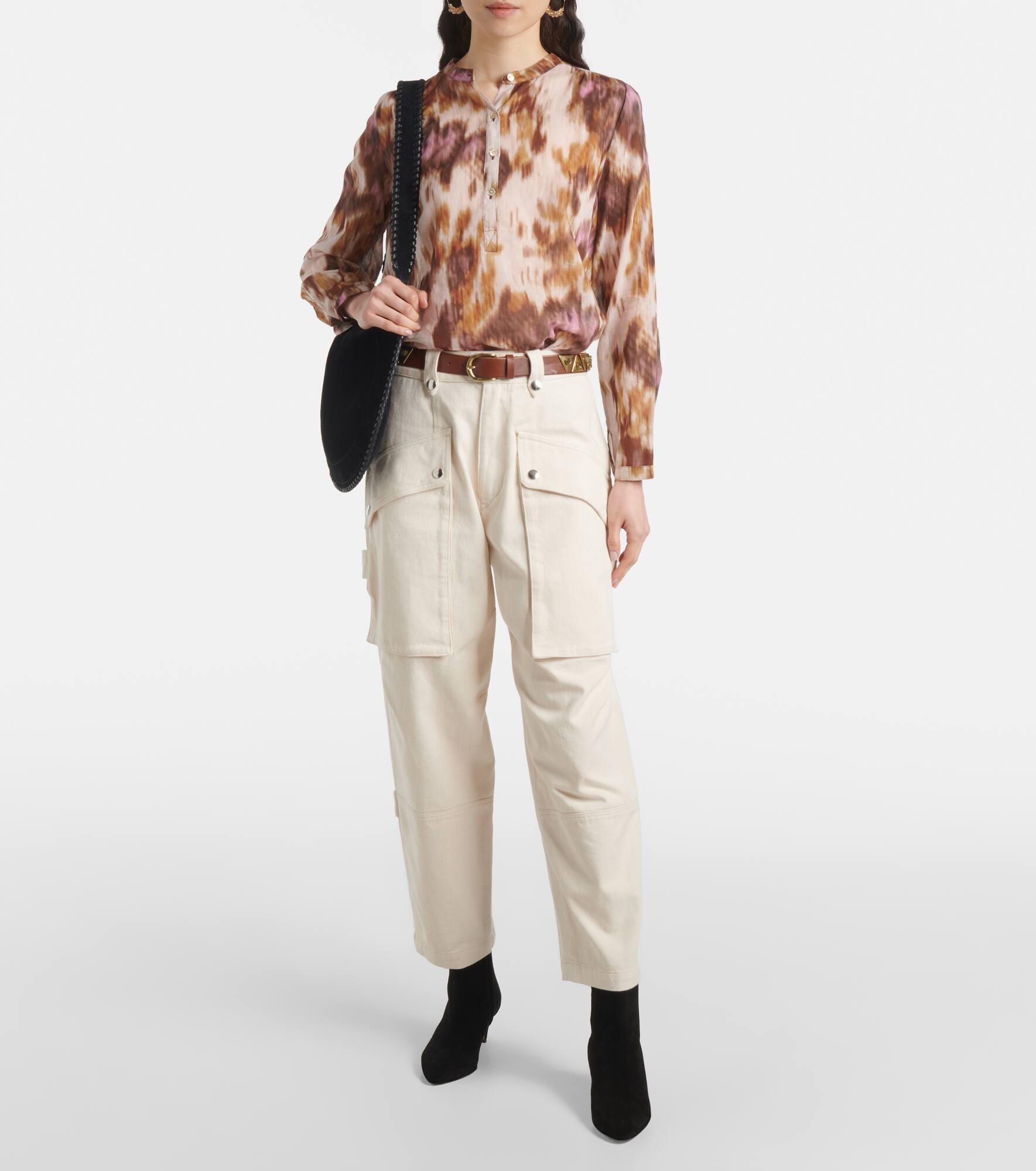 Jannick low-rise cotton cargo pants - 2