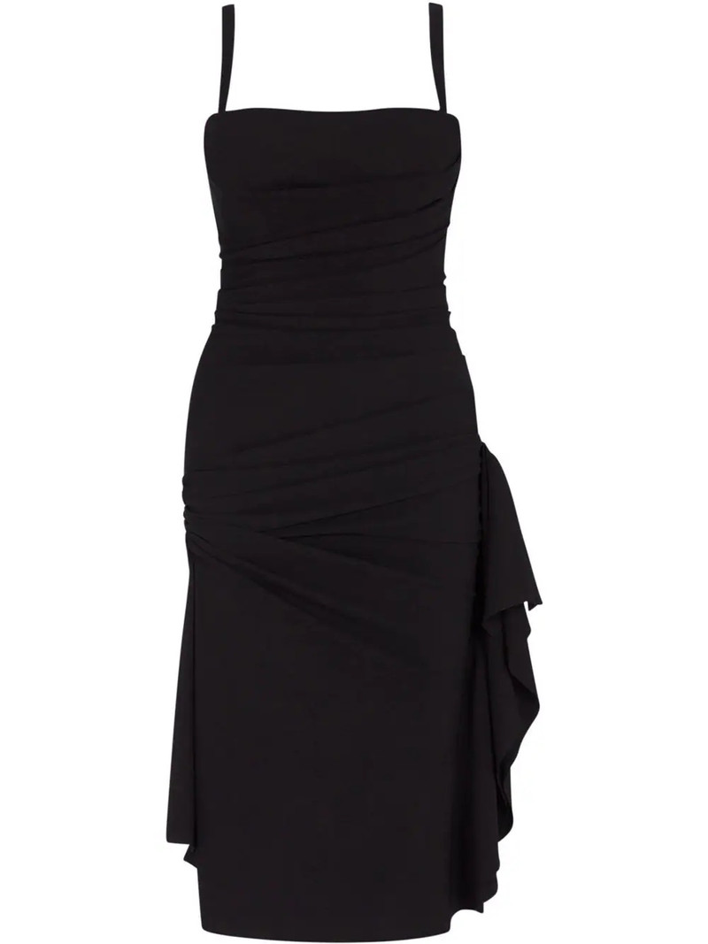 draped detail dress 1