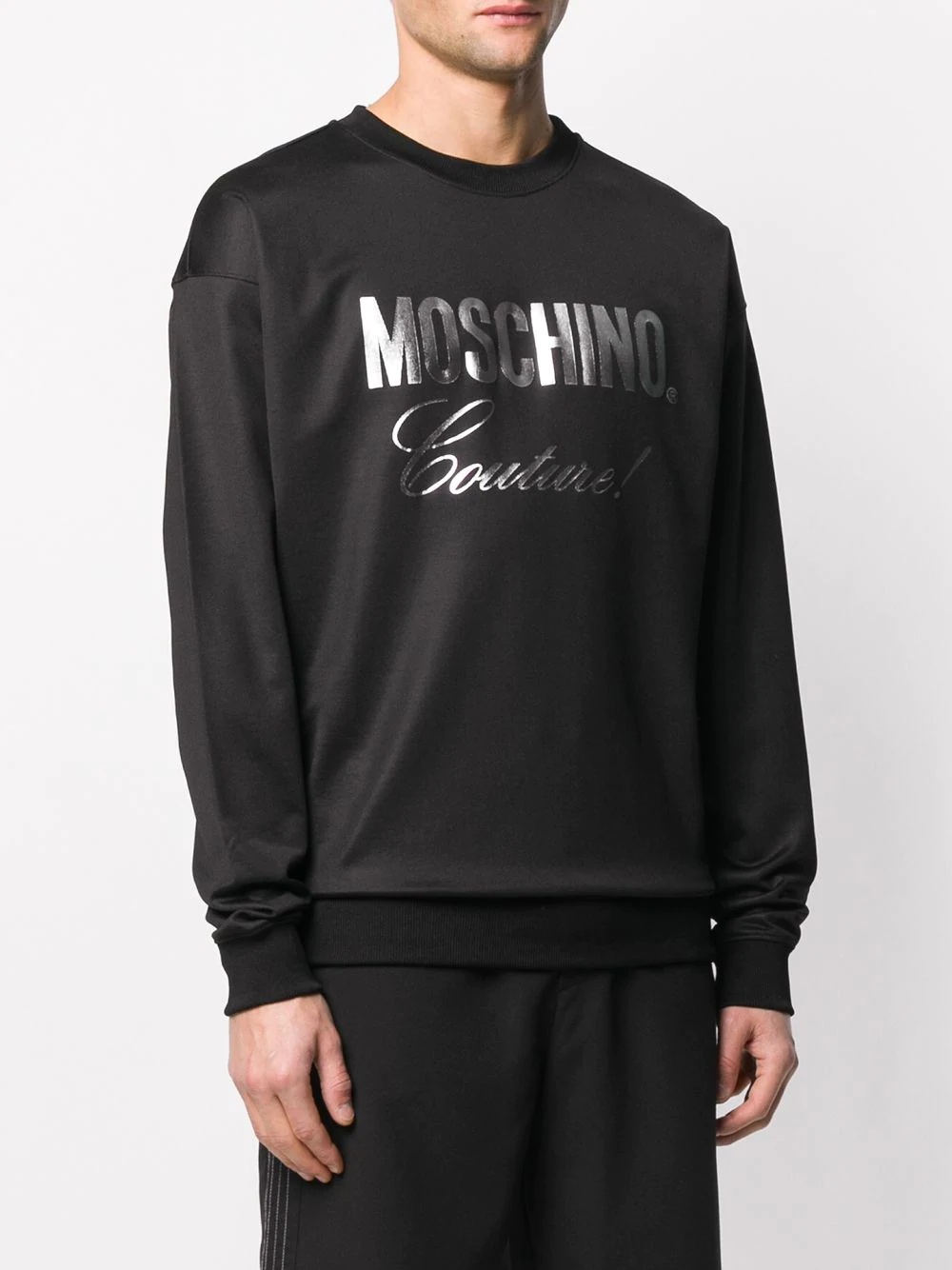 logo print sweatshirt - 3