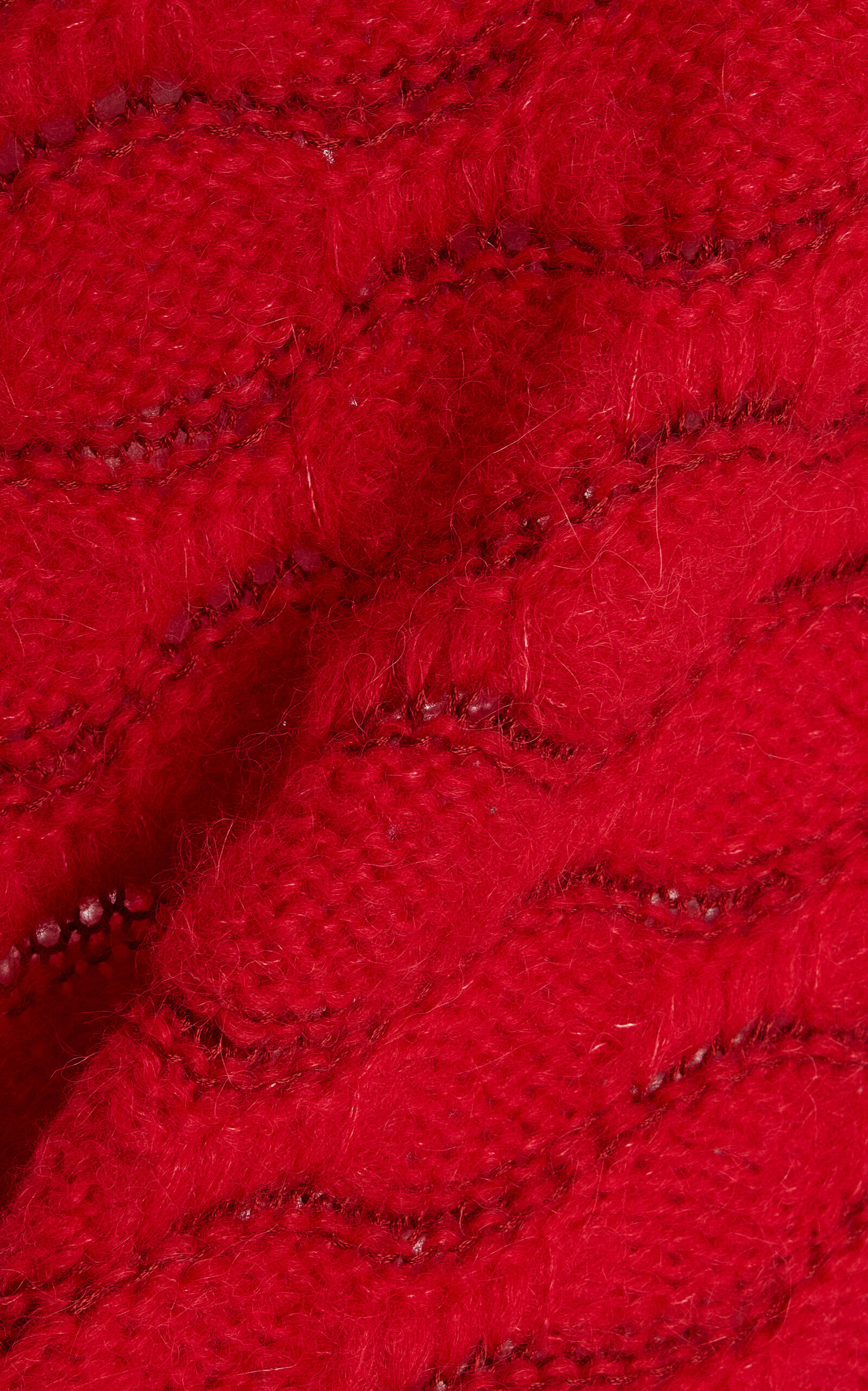 Cona Alpaca-Cotton Maxi Dress red - 5