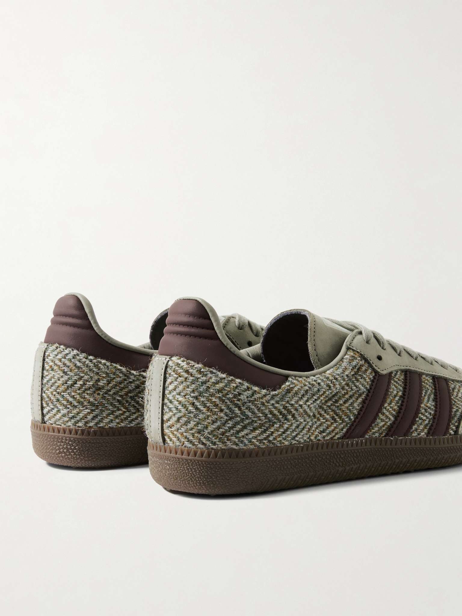 Samba OG Nubuck-Trimmed Tweed Sneakers - 5