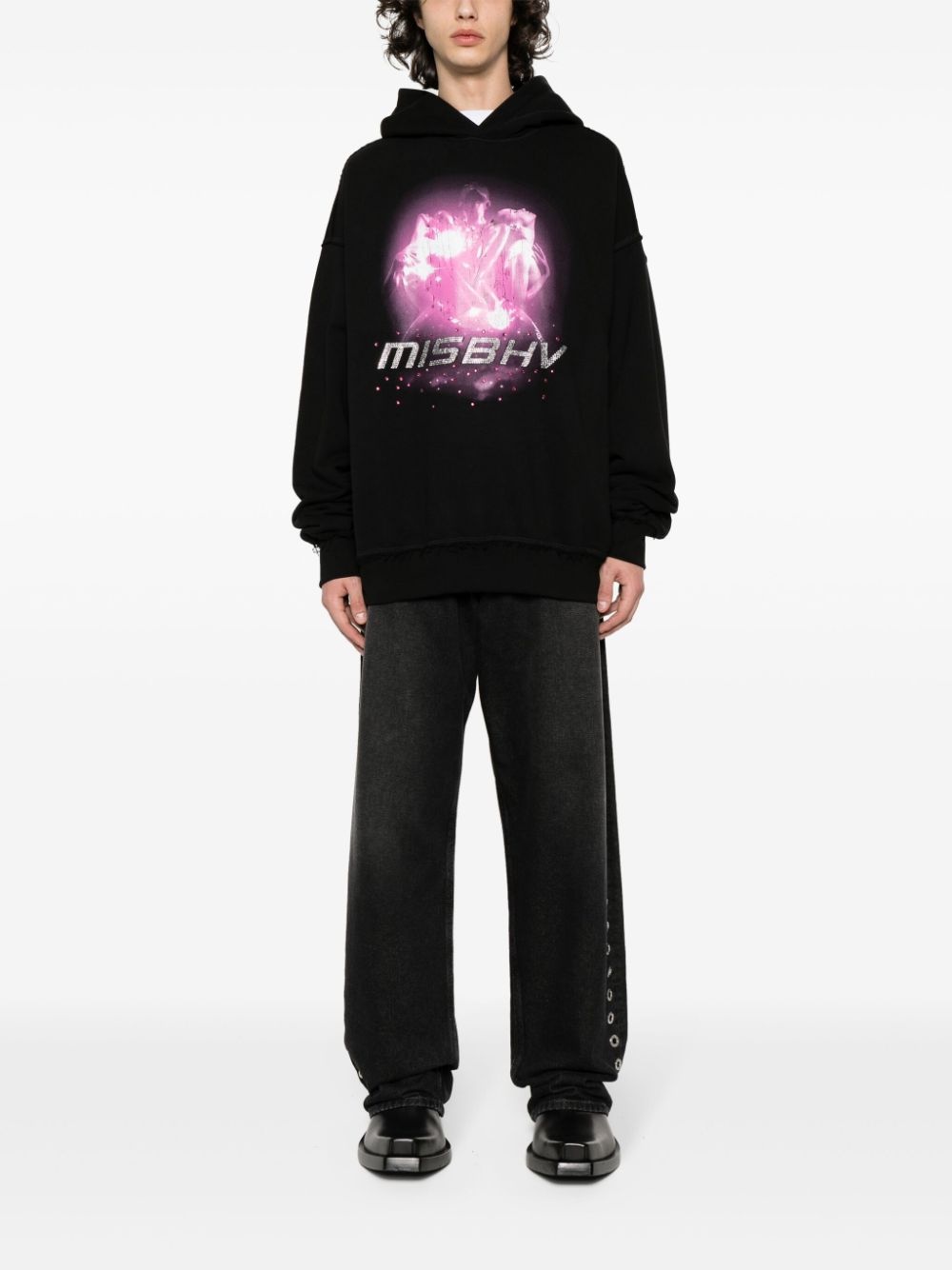 graphic-print hoodie - 2