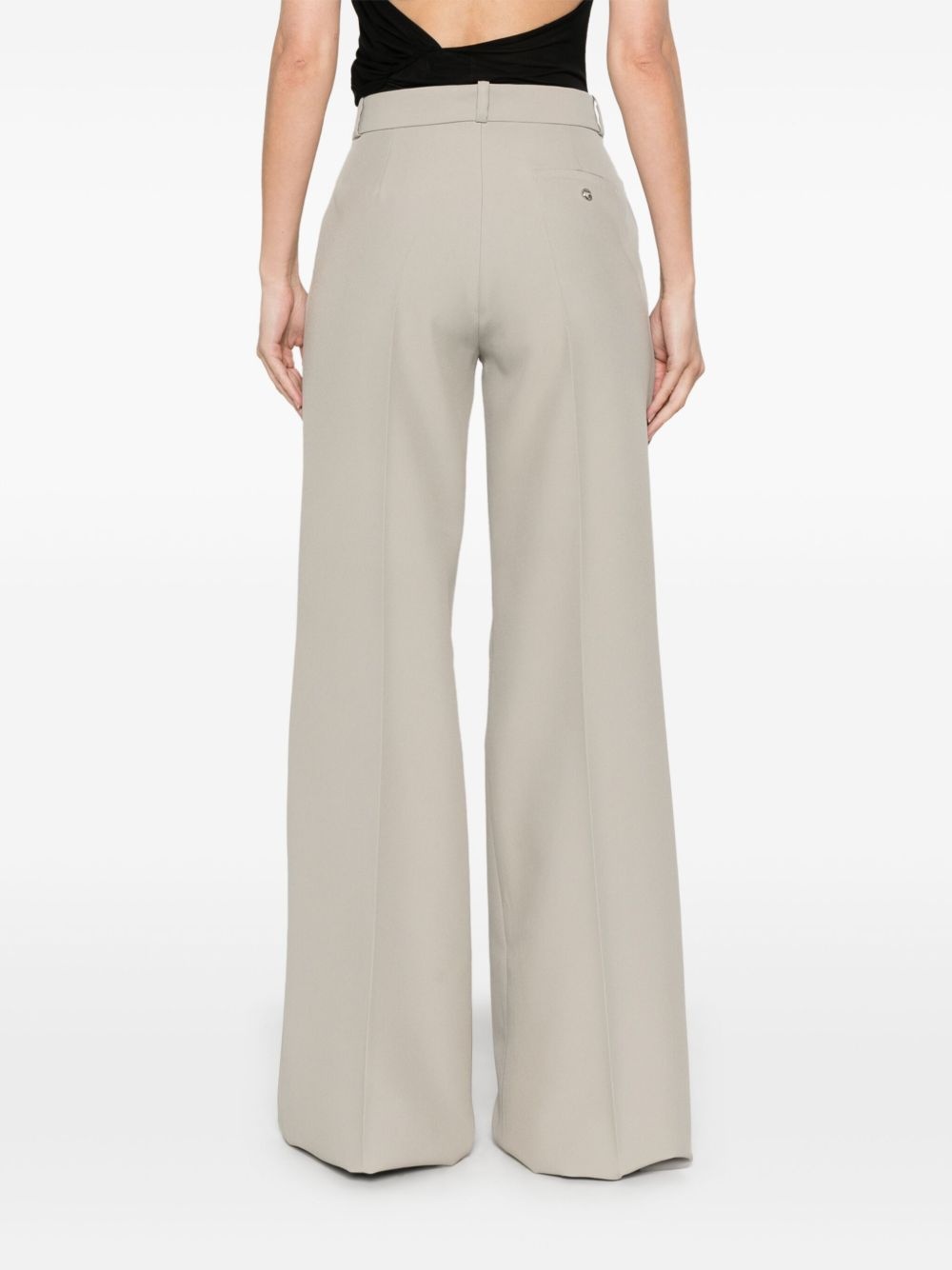 pleat-detail trousers - 4