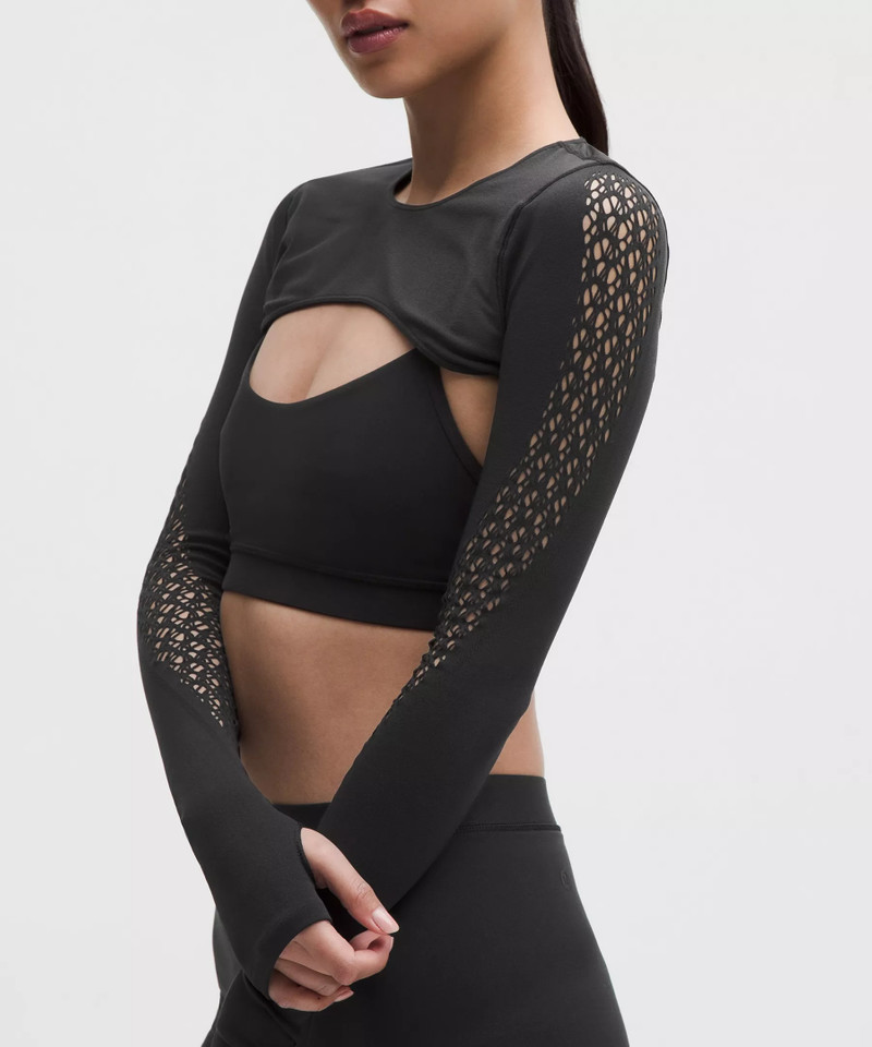 RevealKnit Interlace Long-Sleeve Shrug 5