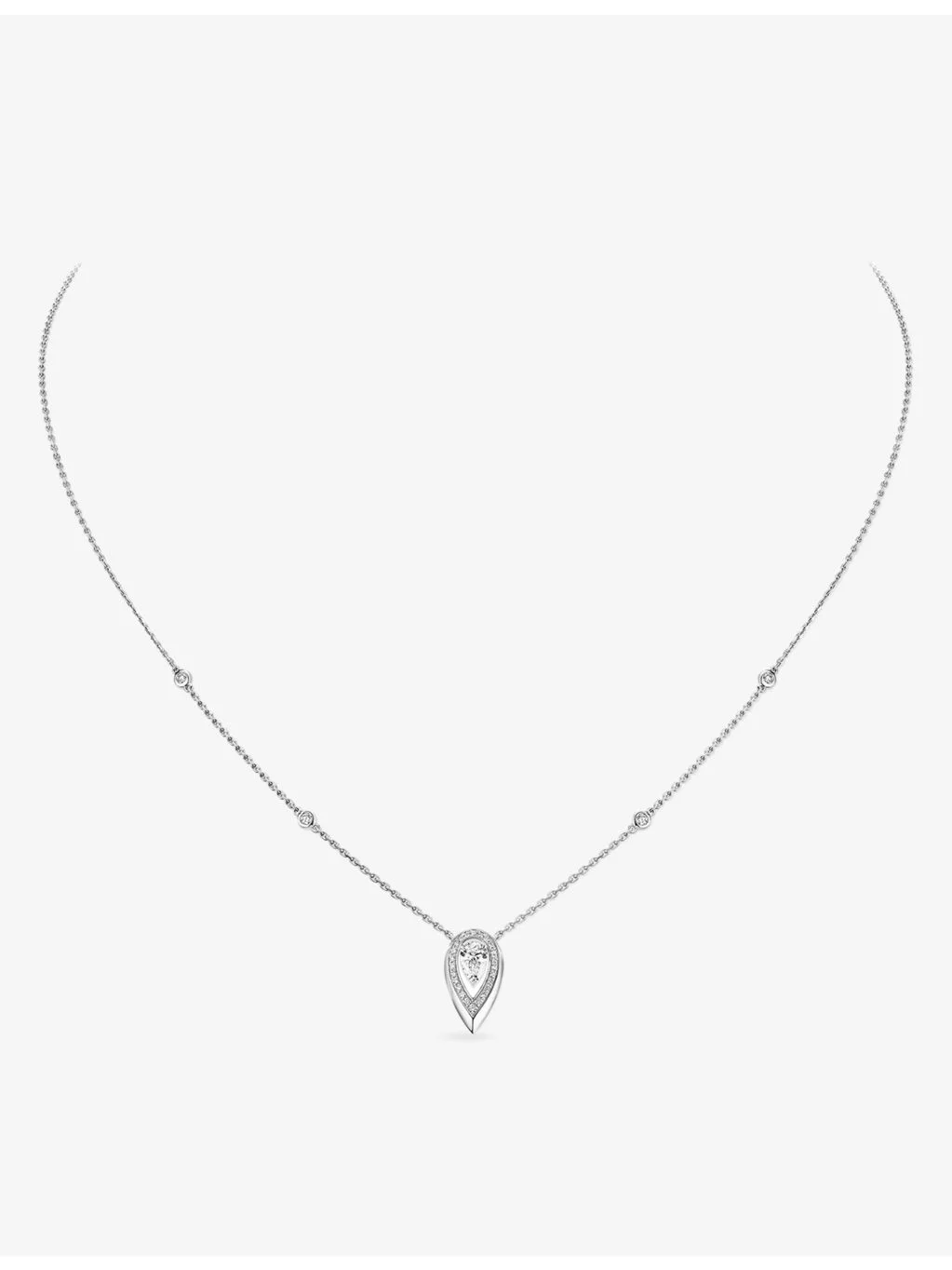 Fiery Gold and 0.25ct Diamond Pendant Necklace - 1