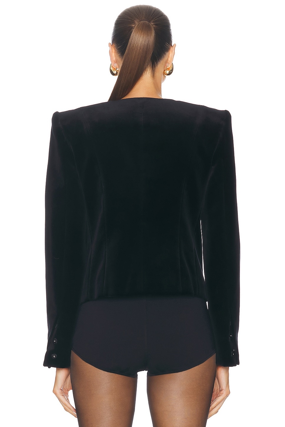 Side To Side Embroidered Mure Jacket - 4