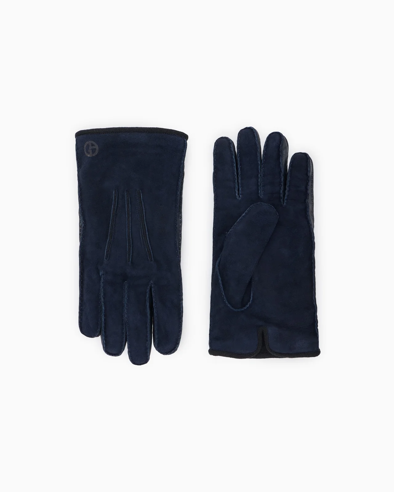 GLOVE IN SUEDE WITH CASHMERE LINING - 1