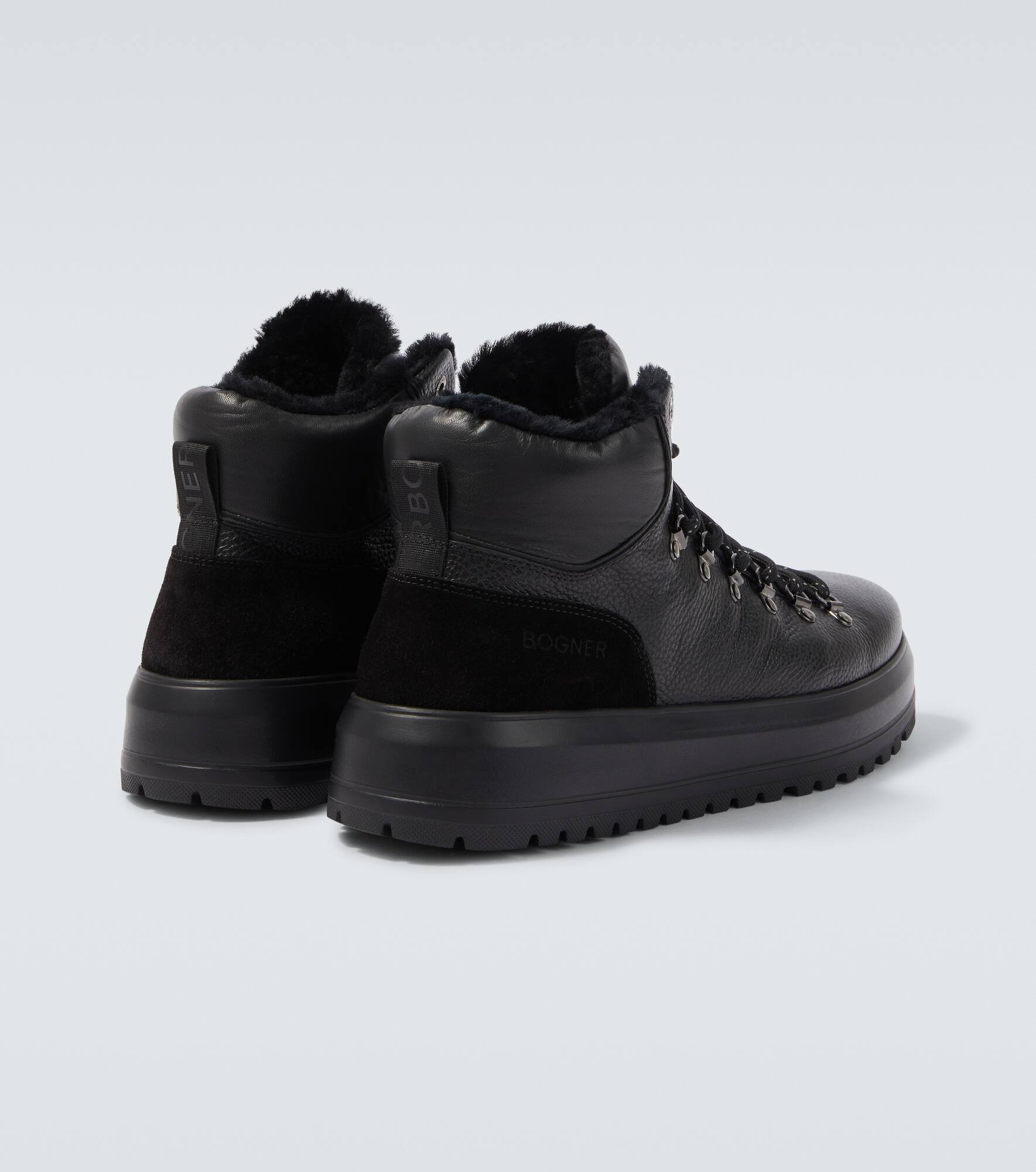 Antwerp leather high-top sneakers - 6