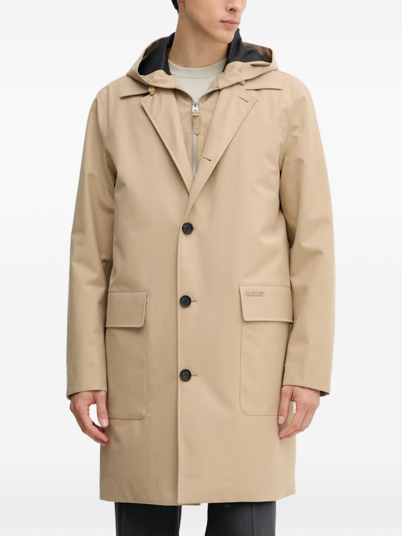 Mathias hooded buttoned coat 1