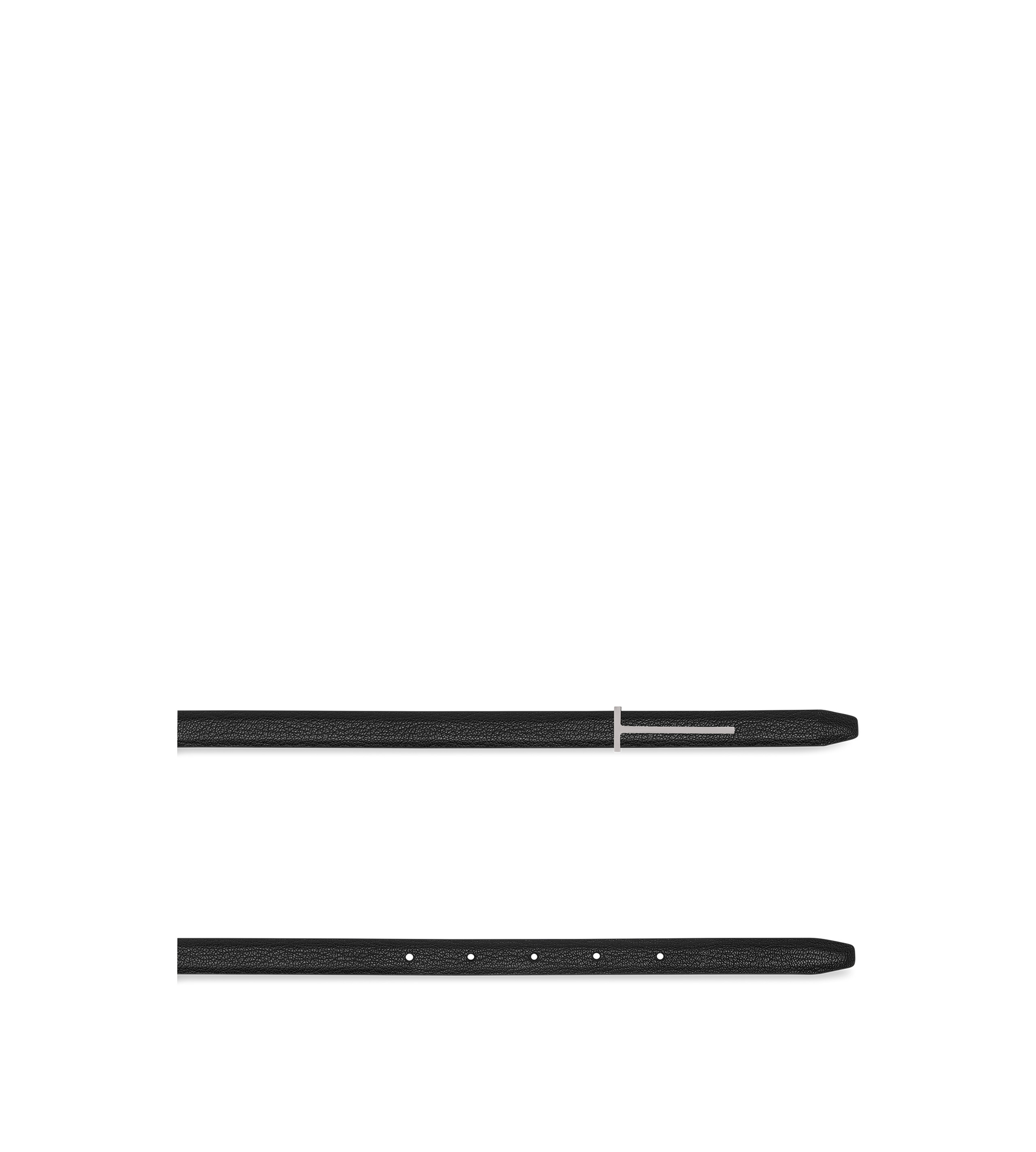 SUPPLE GRAIN LEATHER SLIM T BELT - 2