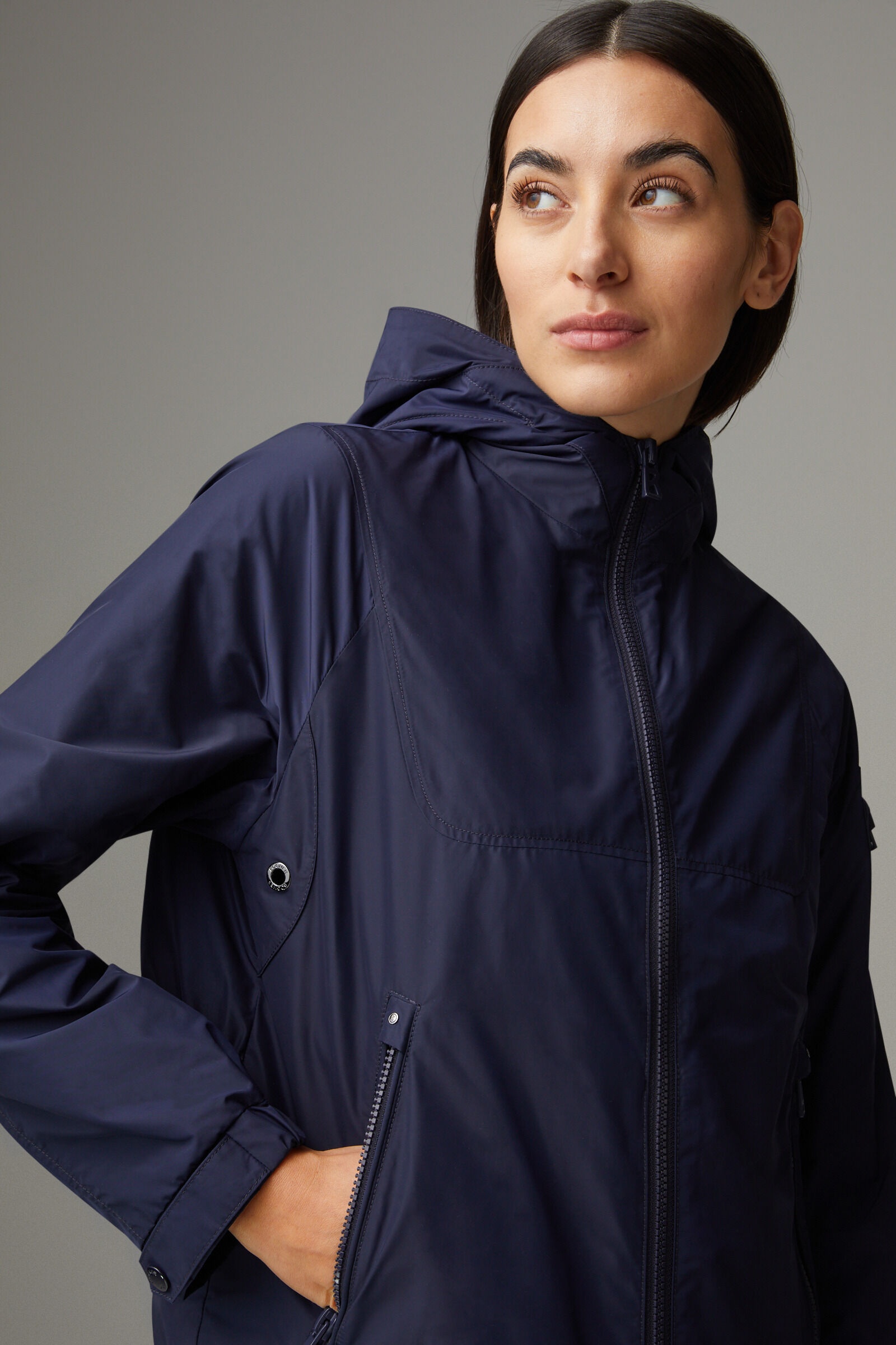 Zafina Jacket in Navy blue - 5