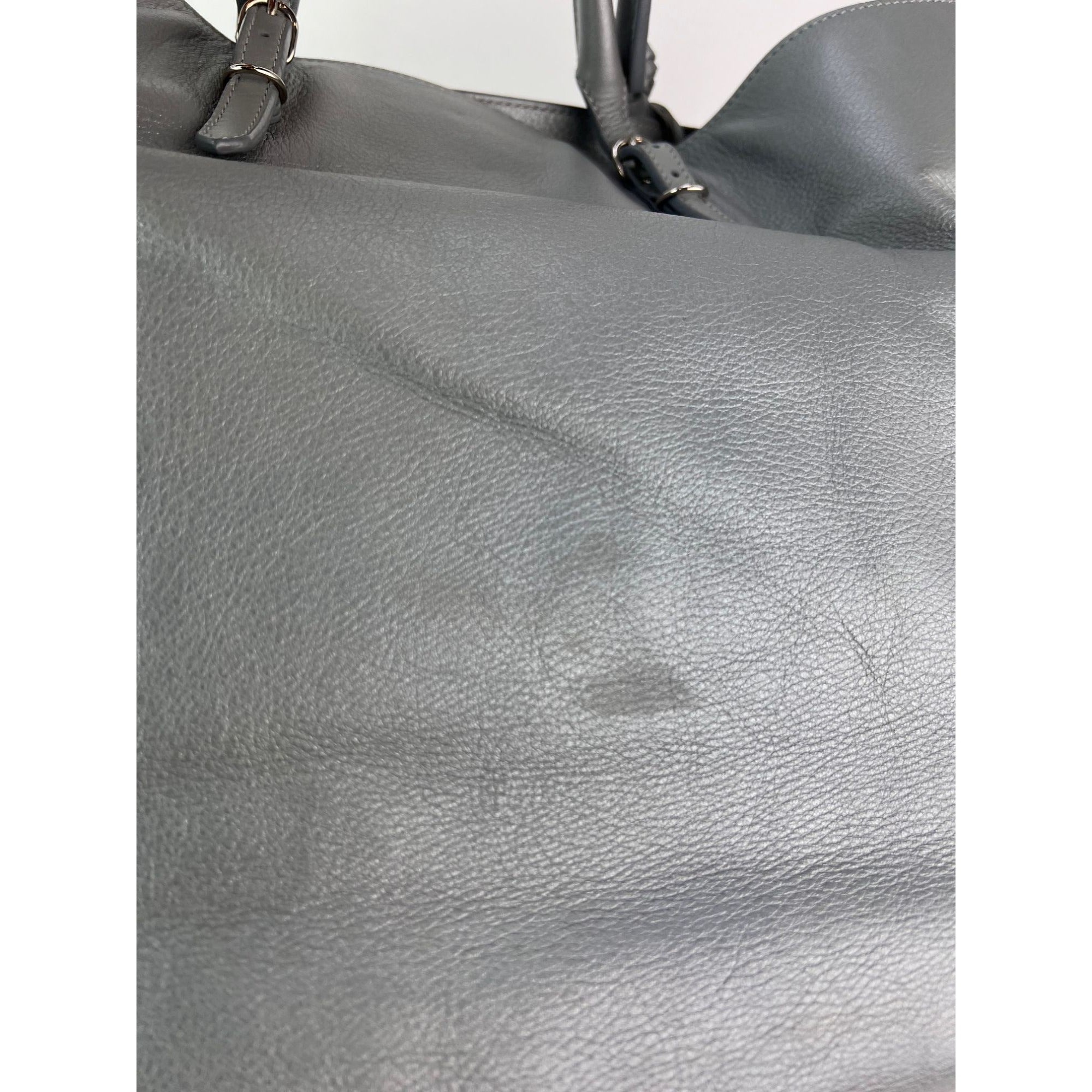 Balenciaga Veau Papier A4 Zip Around Grey Shoulder Bag - 10
