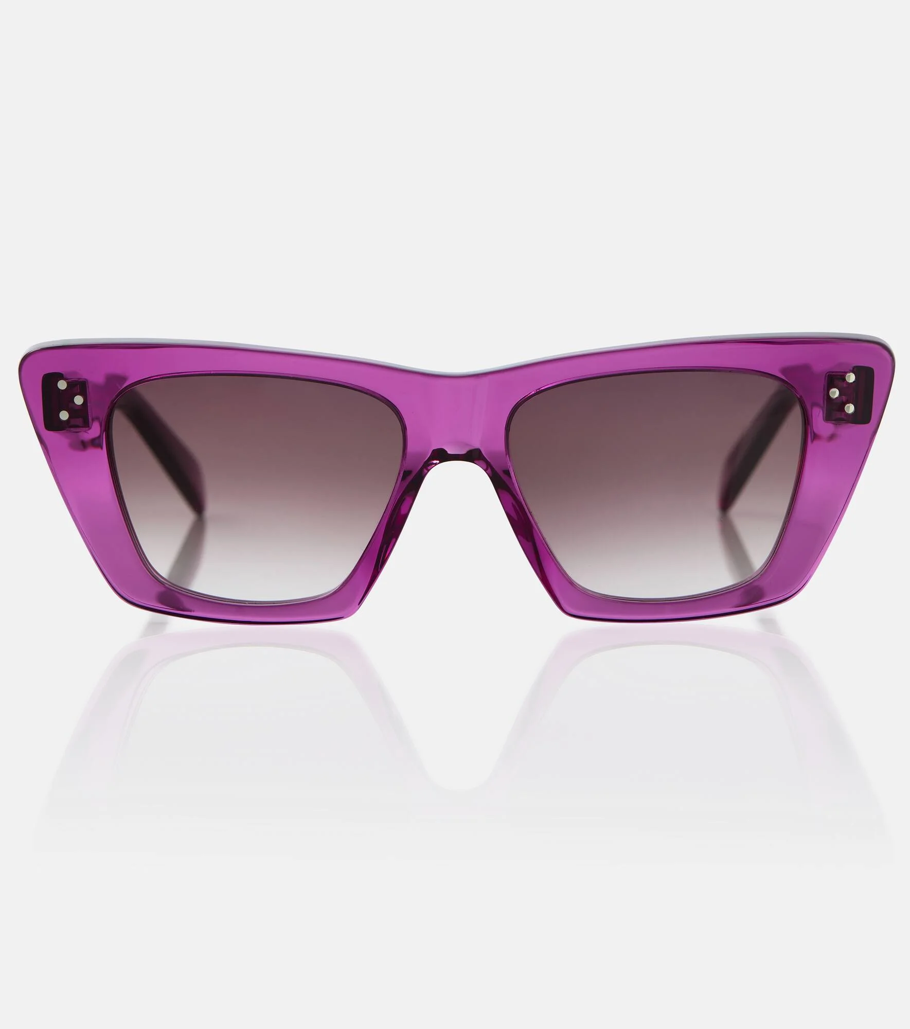 Cat-eye acetate sunglasses - 1