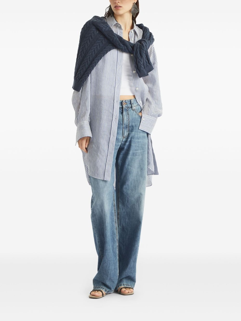 cotton boyfriend jeans - 2