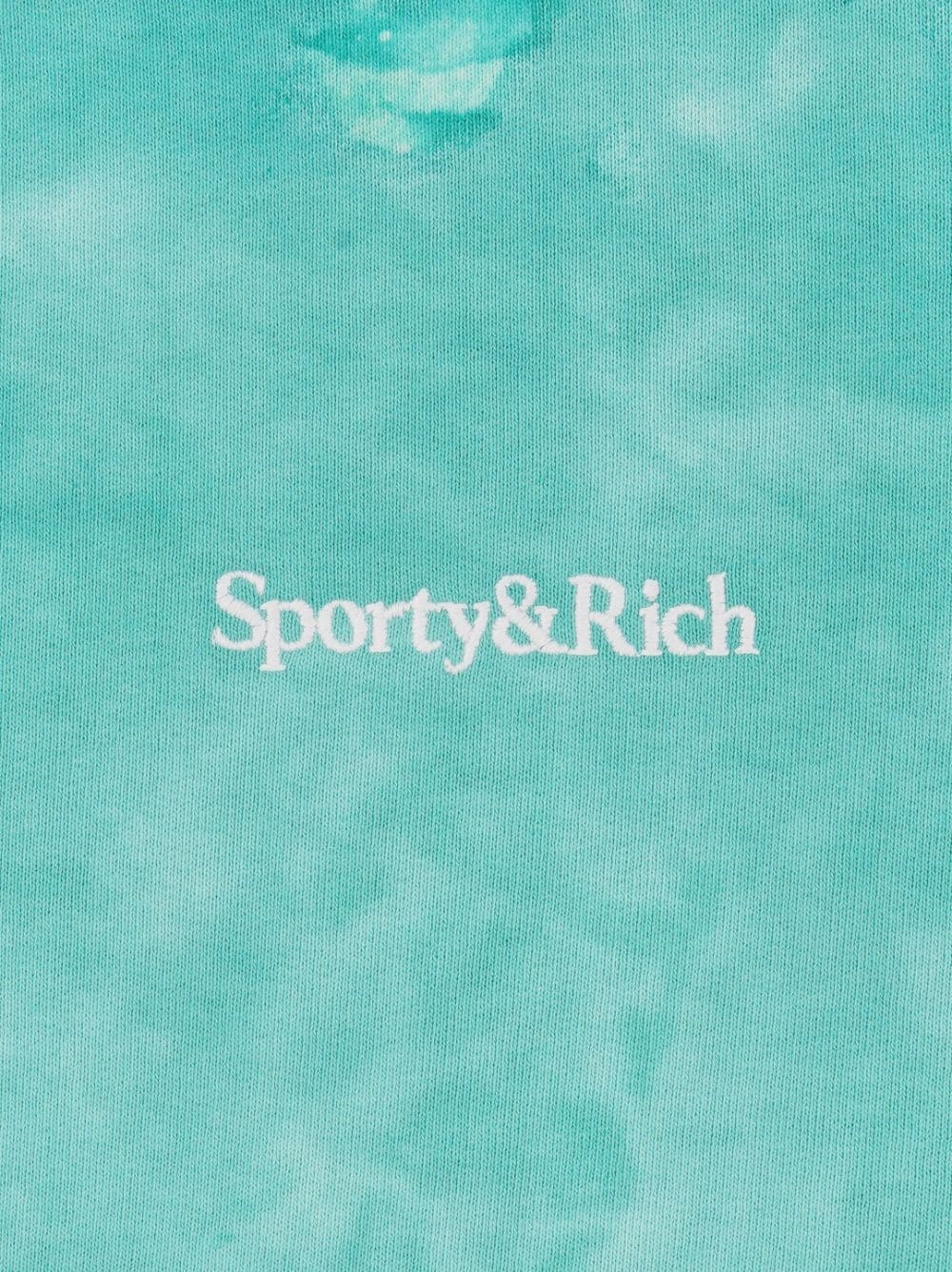Serif logo-embroidery hoodie - 3