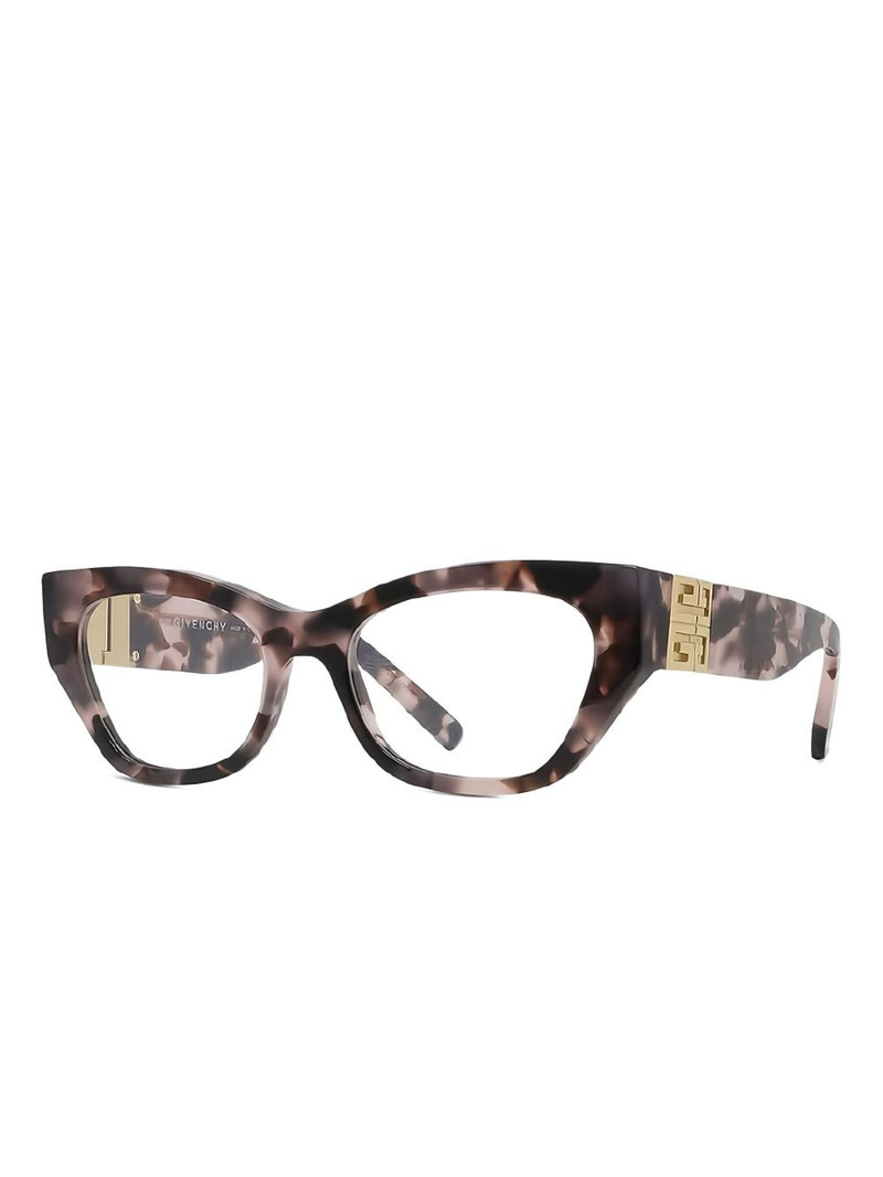 Givenchy tortoiseshell-effect cat-eye glasses outlook
