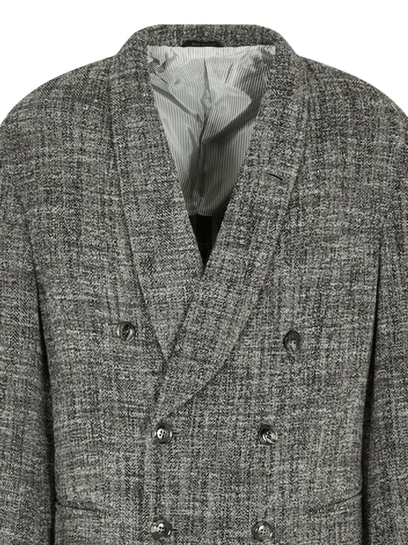 GIORGIO ARMANI shawl-lapel double-breasted coat outlook