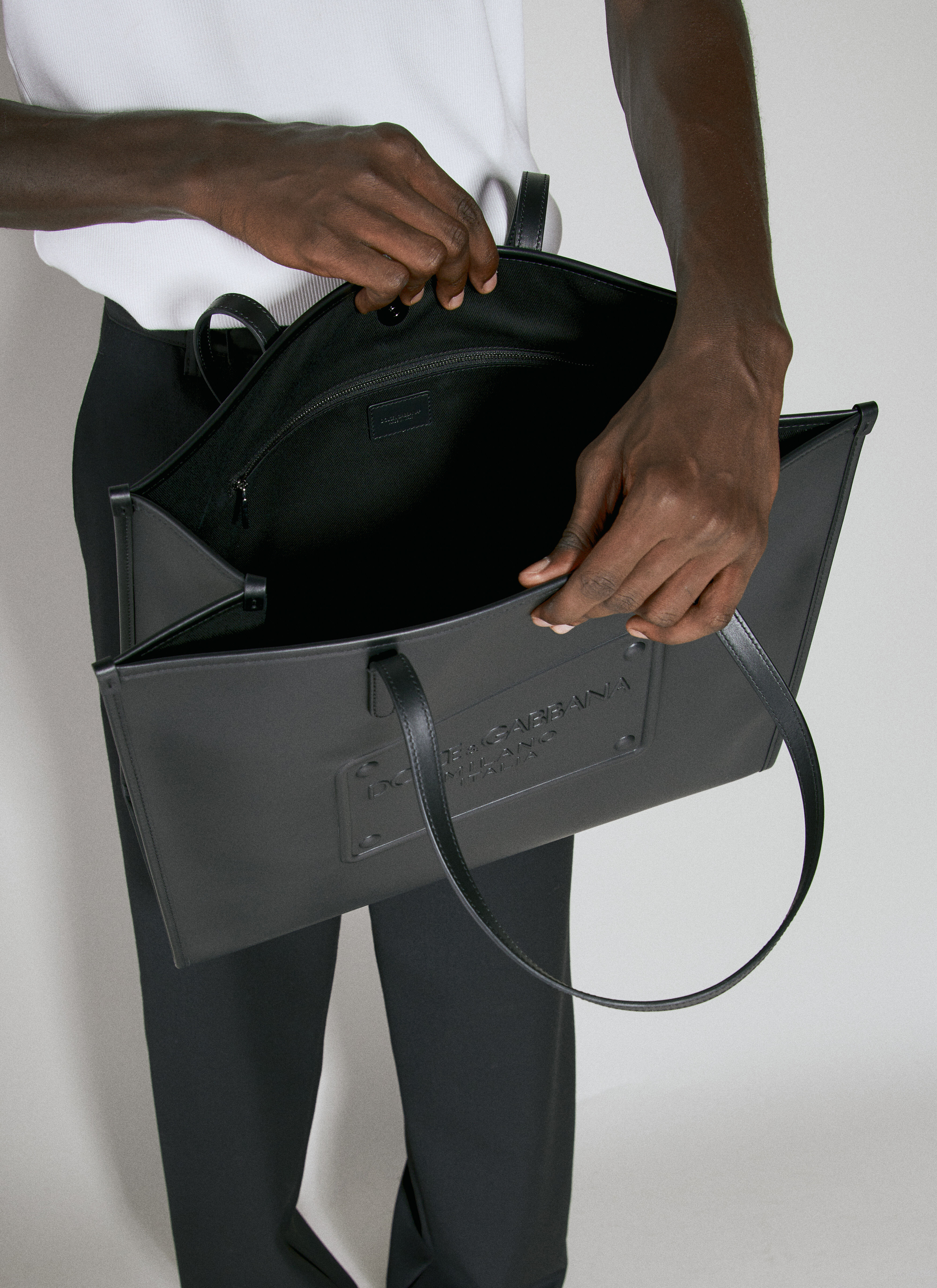 Embossed Logo Tote Bag - 4