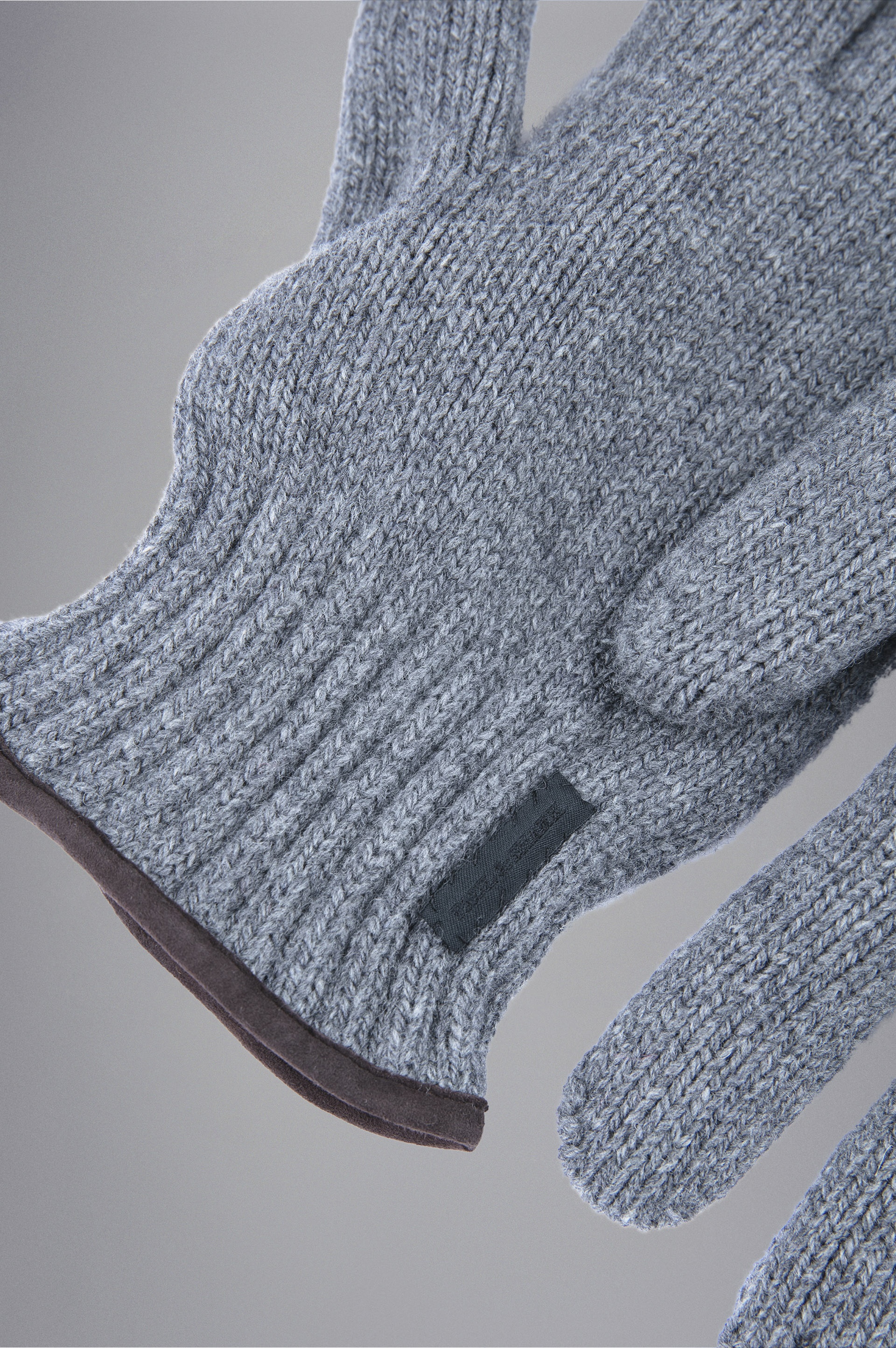RE-WOOL GLOVES WITH SUEDE DETAILS - 2