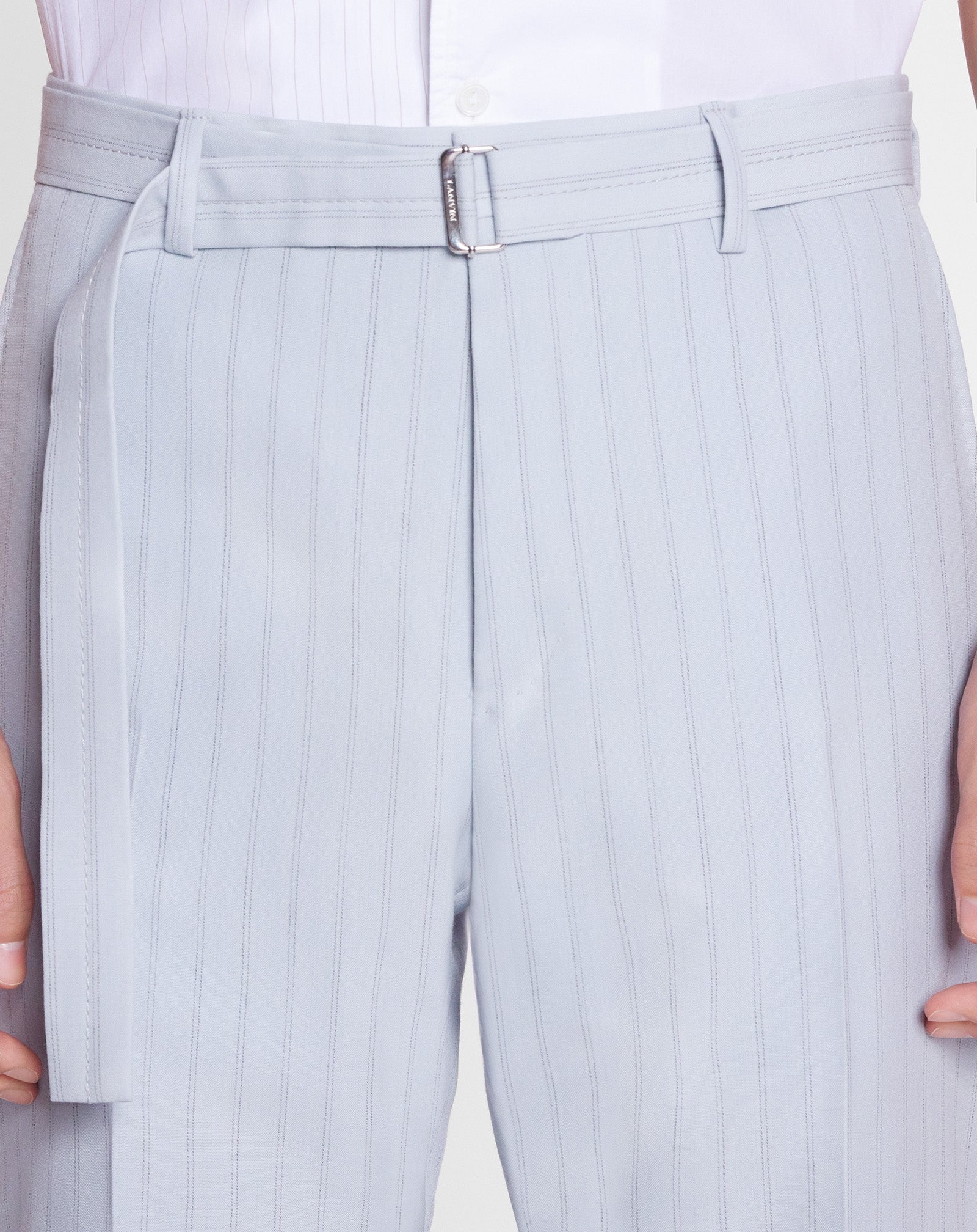 SUIT PANTS WITH BELT - 5