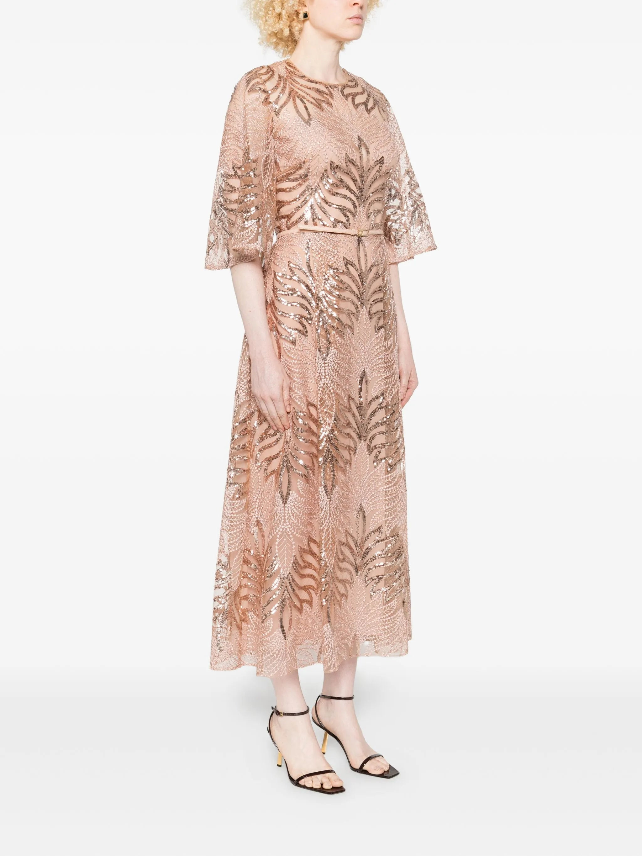 Elie Saab Sequin-embellished Midi Dress - 5