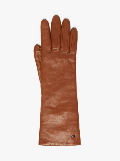 Max Mara SENAPE Nappa leather gloves outlook