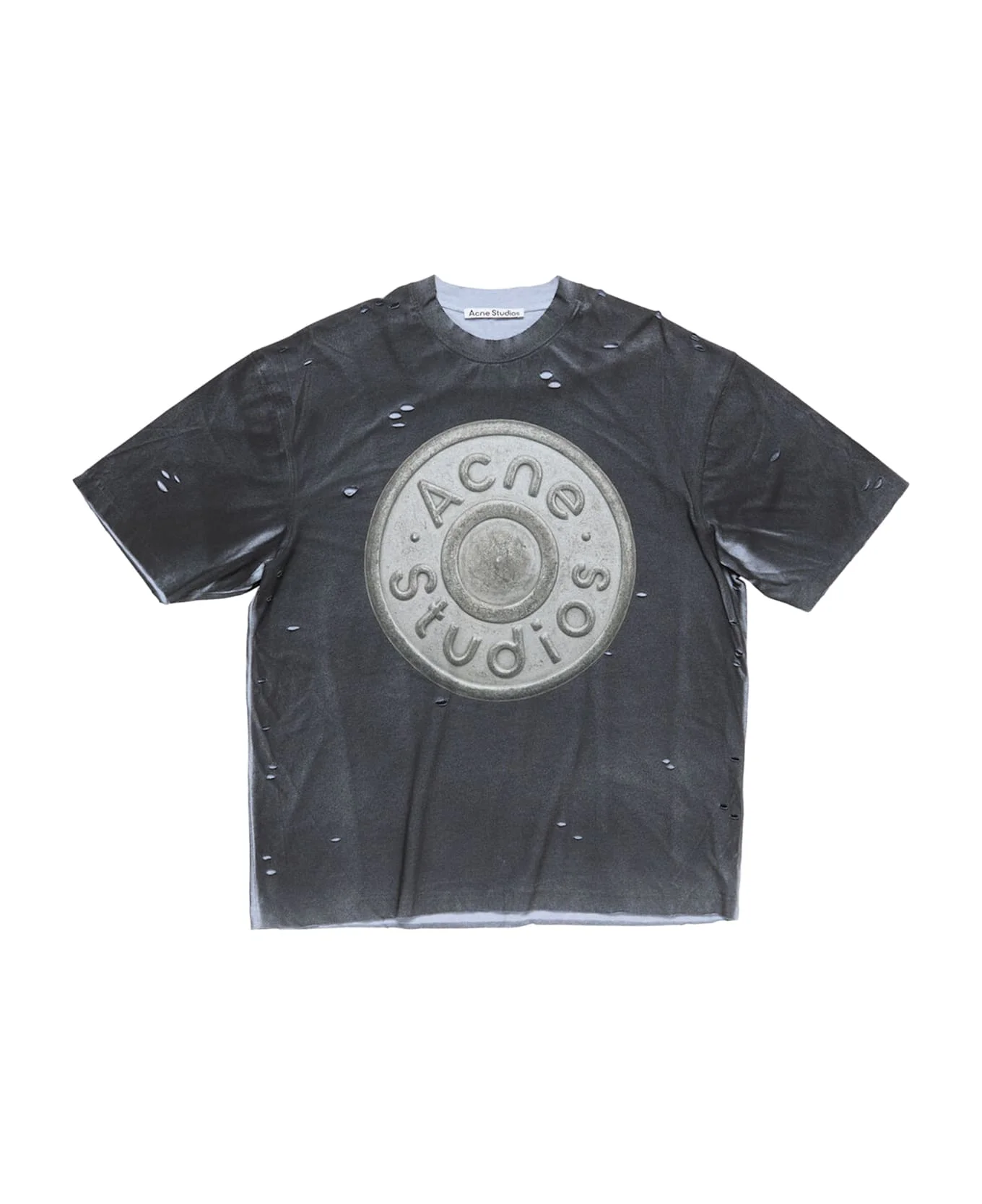 Acne T-shirts And Polos Black - 1