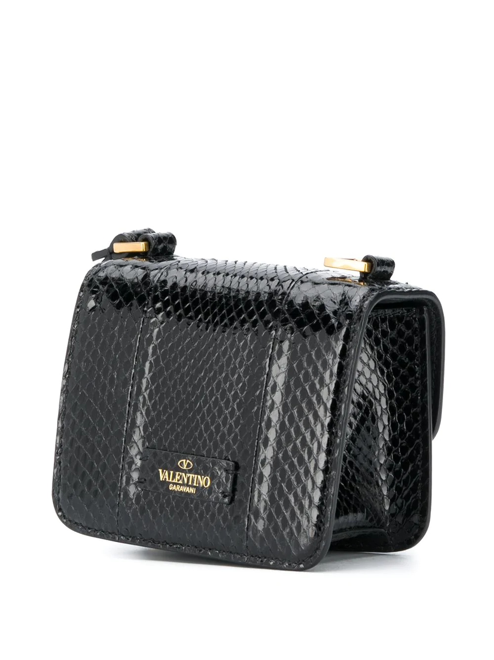 VLOGO snakeskin-effect mini bag - 3