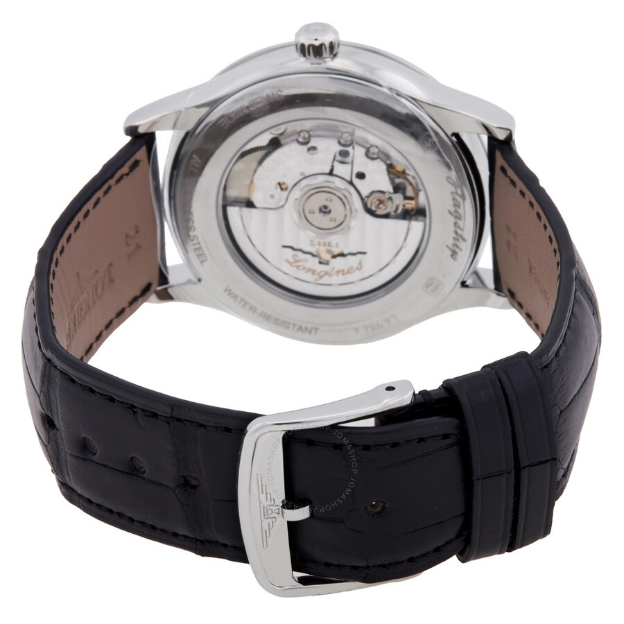 Longines Flagship Automatic Diamond Black Dial Men's Watch L4.984.4.57.2 - 3