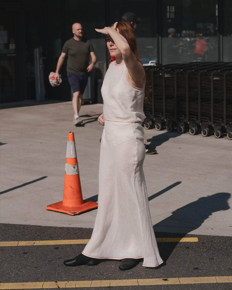 Dydine Fitted Skirt - Fine Linen 3