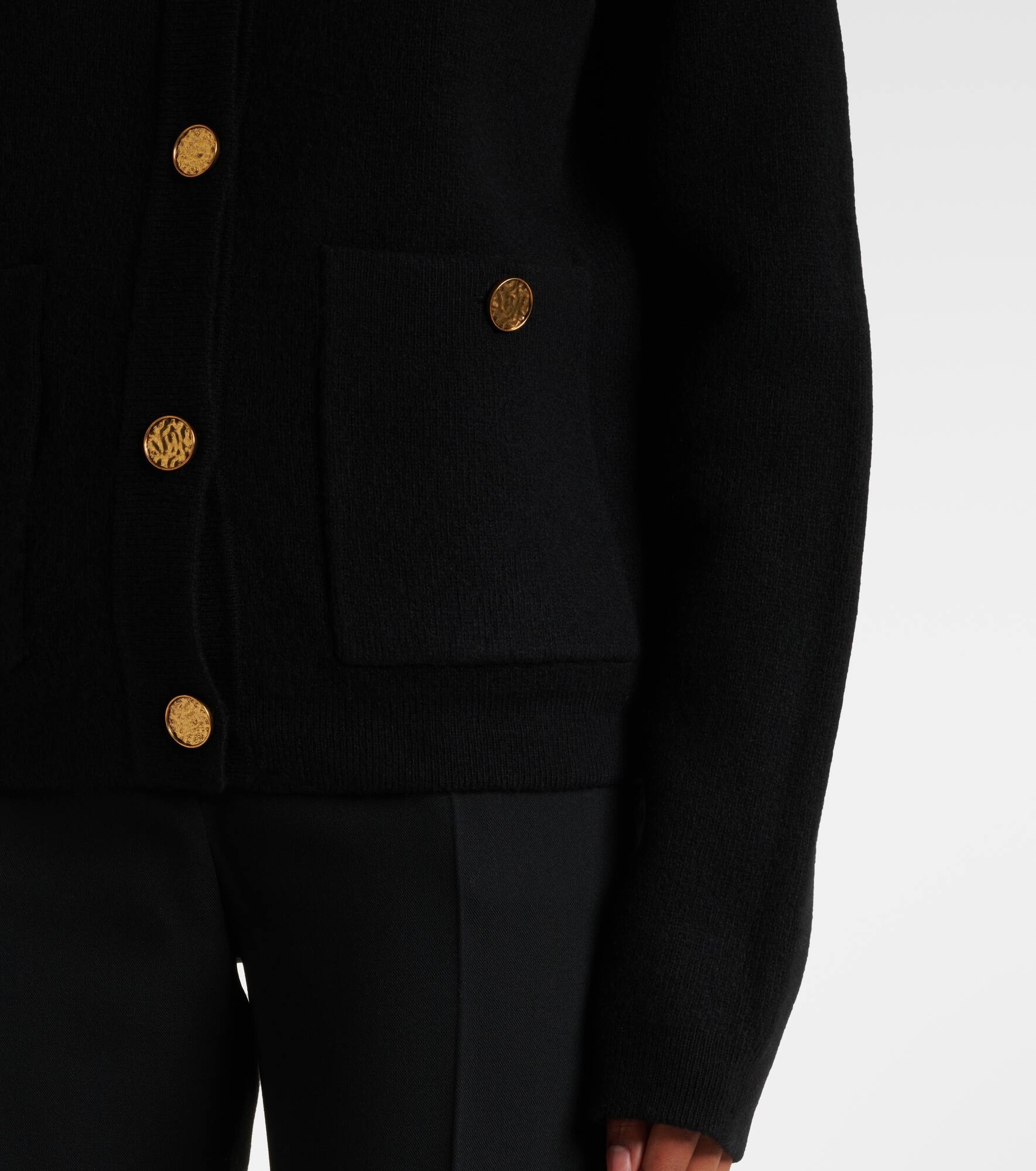 Wool and cashmere-blend cardigan - 5