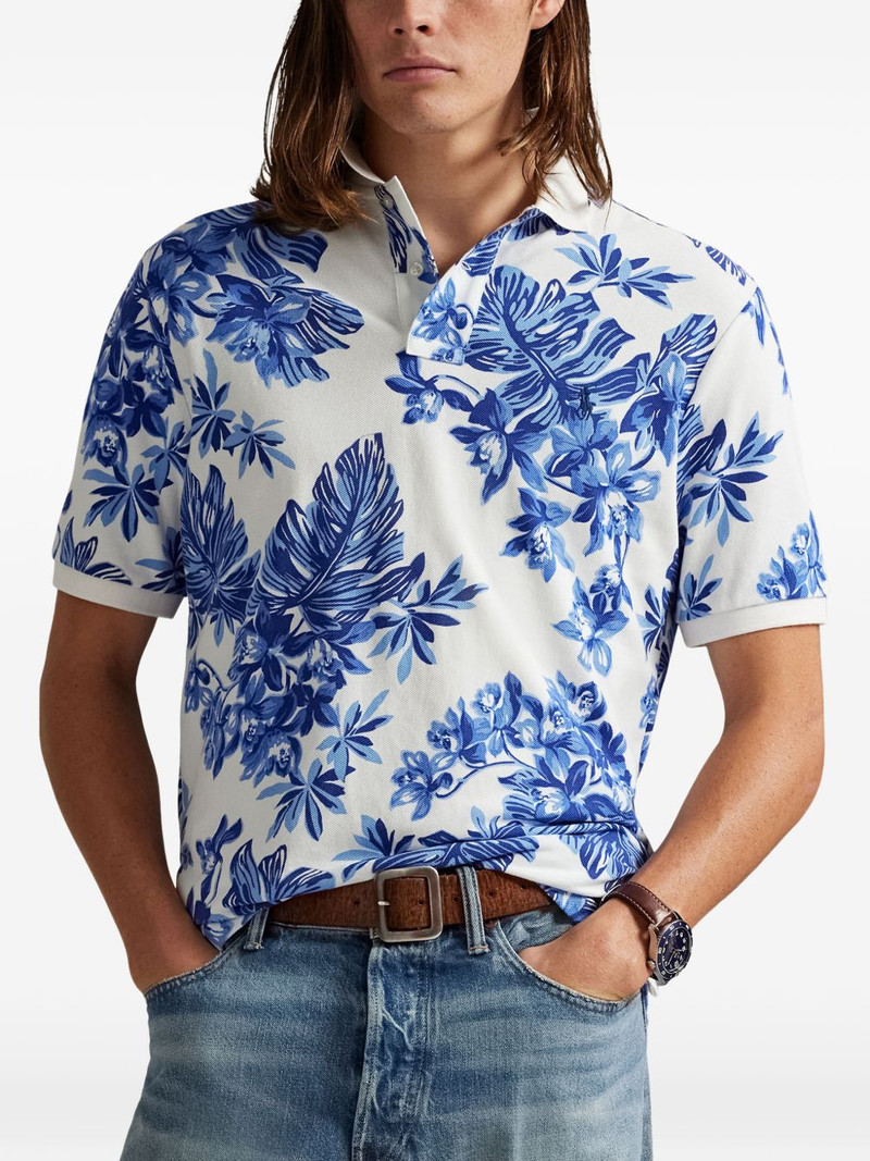 floral polo shirt 1