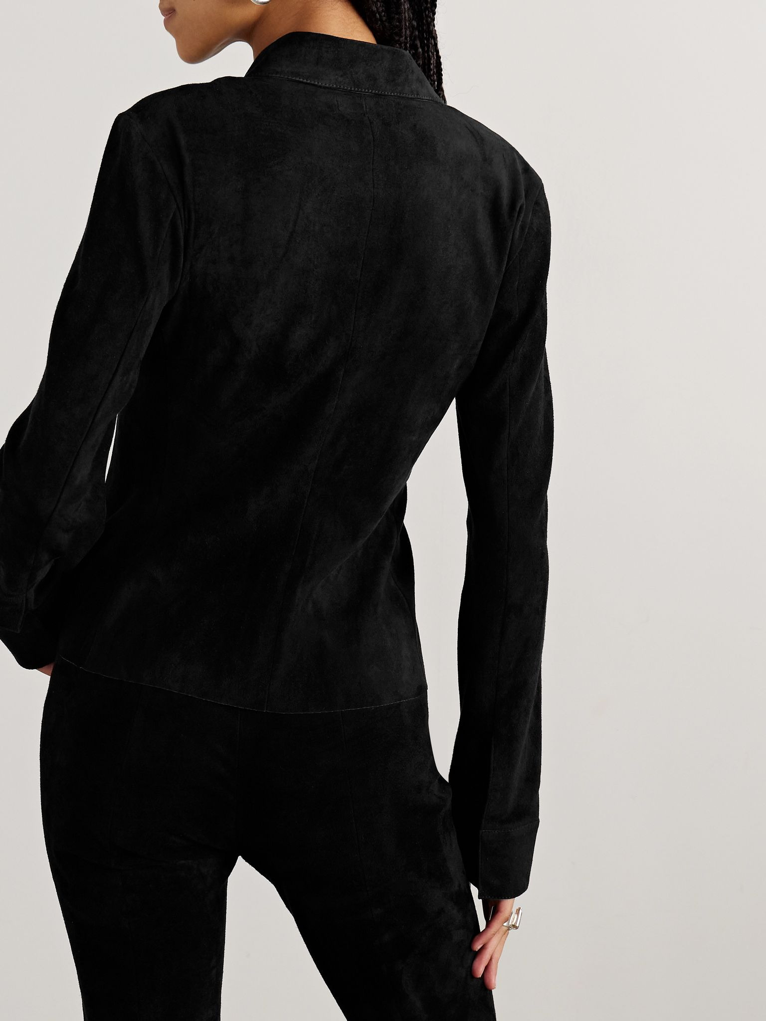 Sanda suede shirt Black - 3