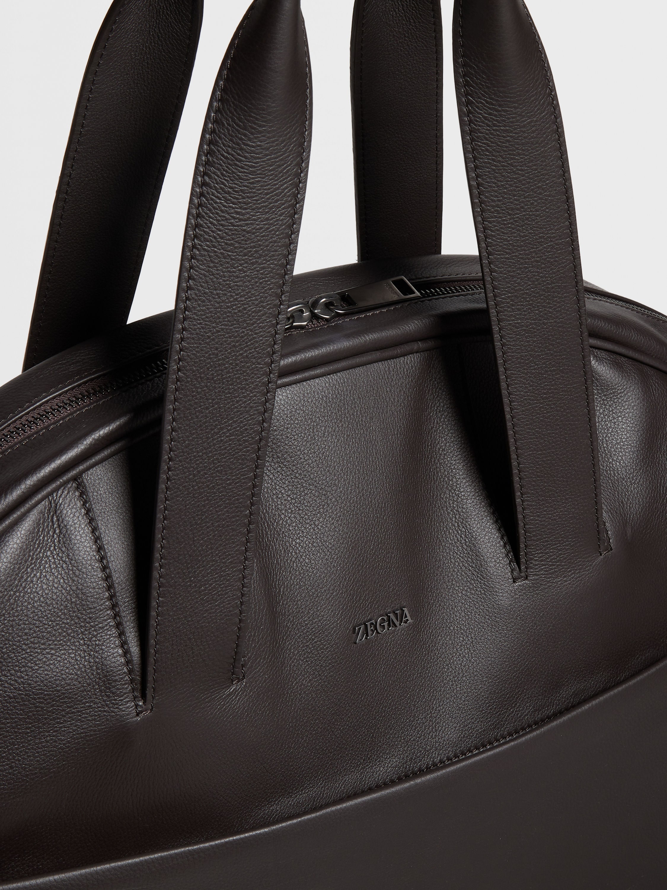DARK BROWN SECONDSKIN GARMENT BAG - 5