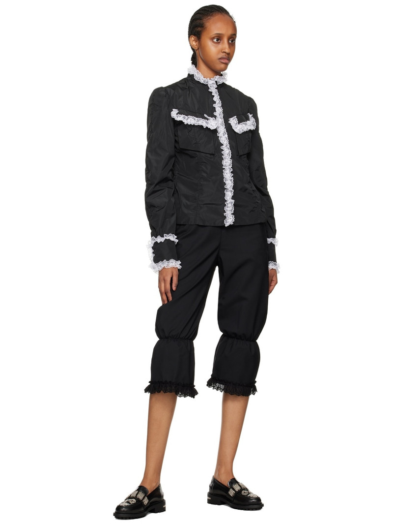 TOGA PULLA SSENSE Exclusive Black Embellished Loafers outlook