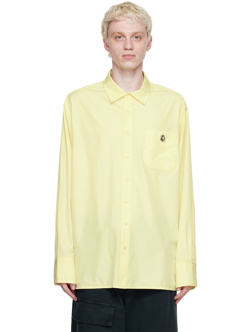 Yellow Recycled Polyester Shirt - 1