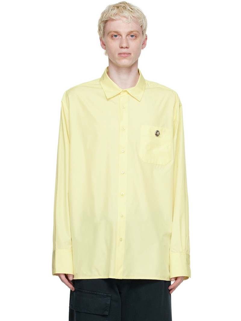 Yellow Recycled Polyester Shirt 1