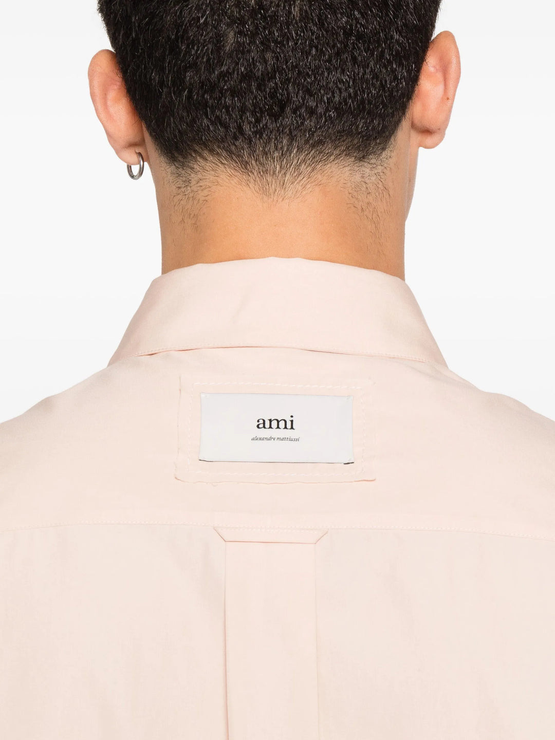 Cotton Raw Edged Stitching Oversized Shirt - 5