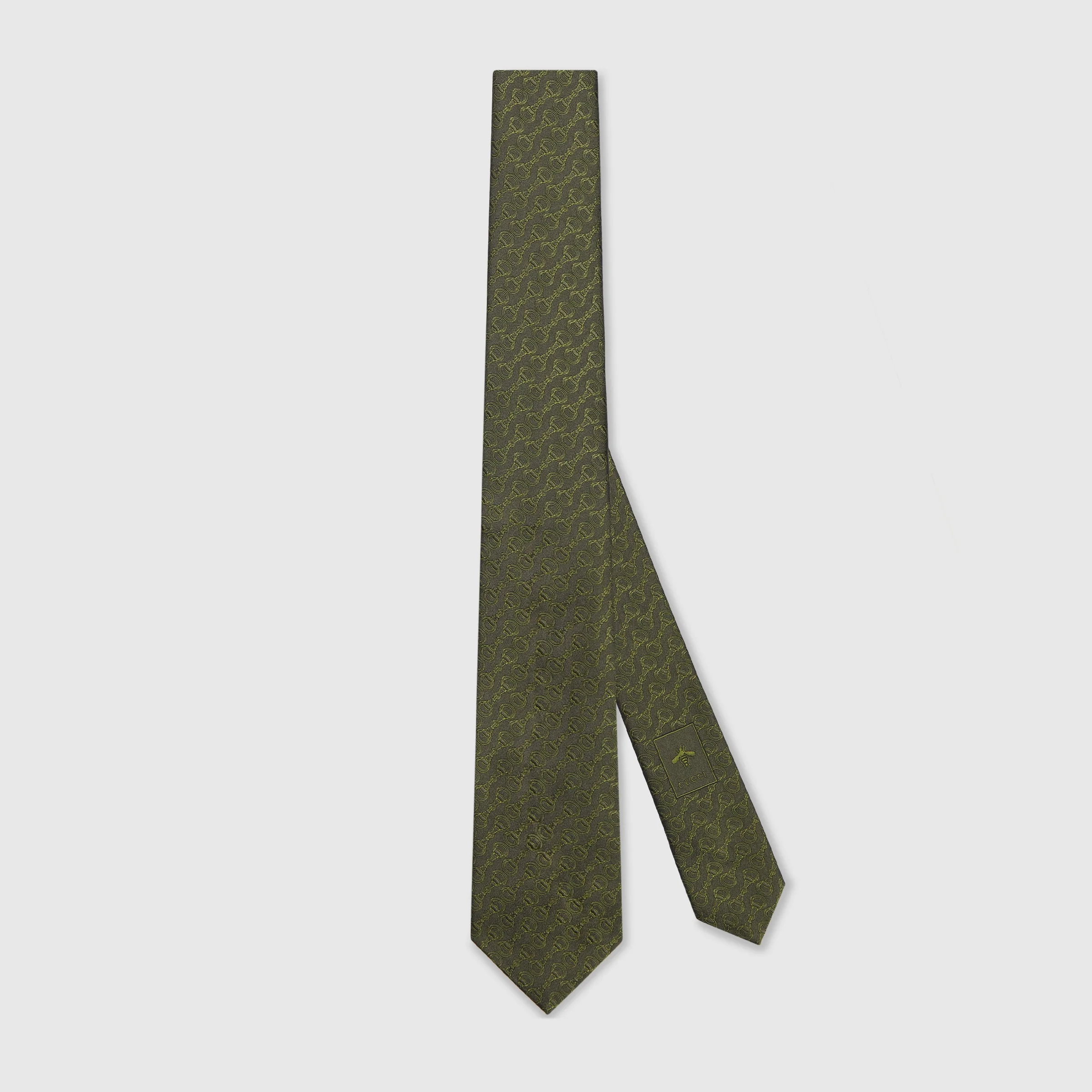 Silk jacquard tie - 1