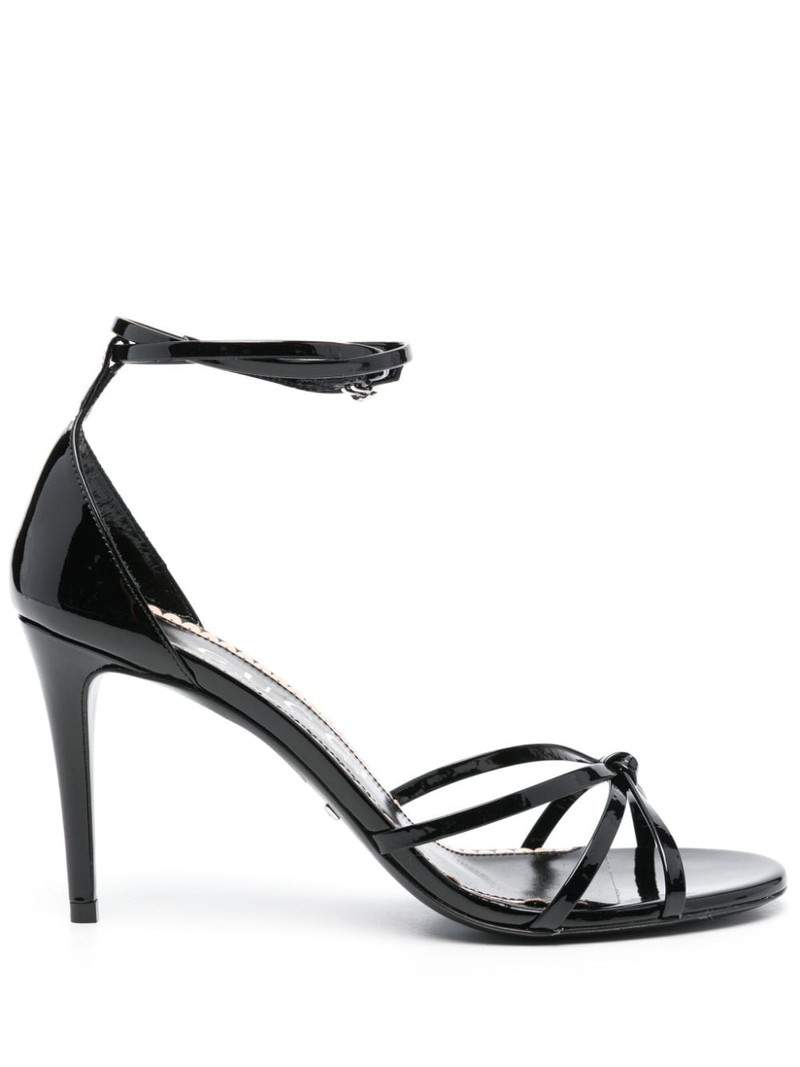 Double-G 90mm leather sandals 1