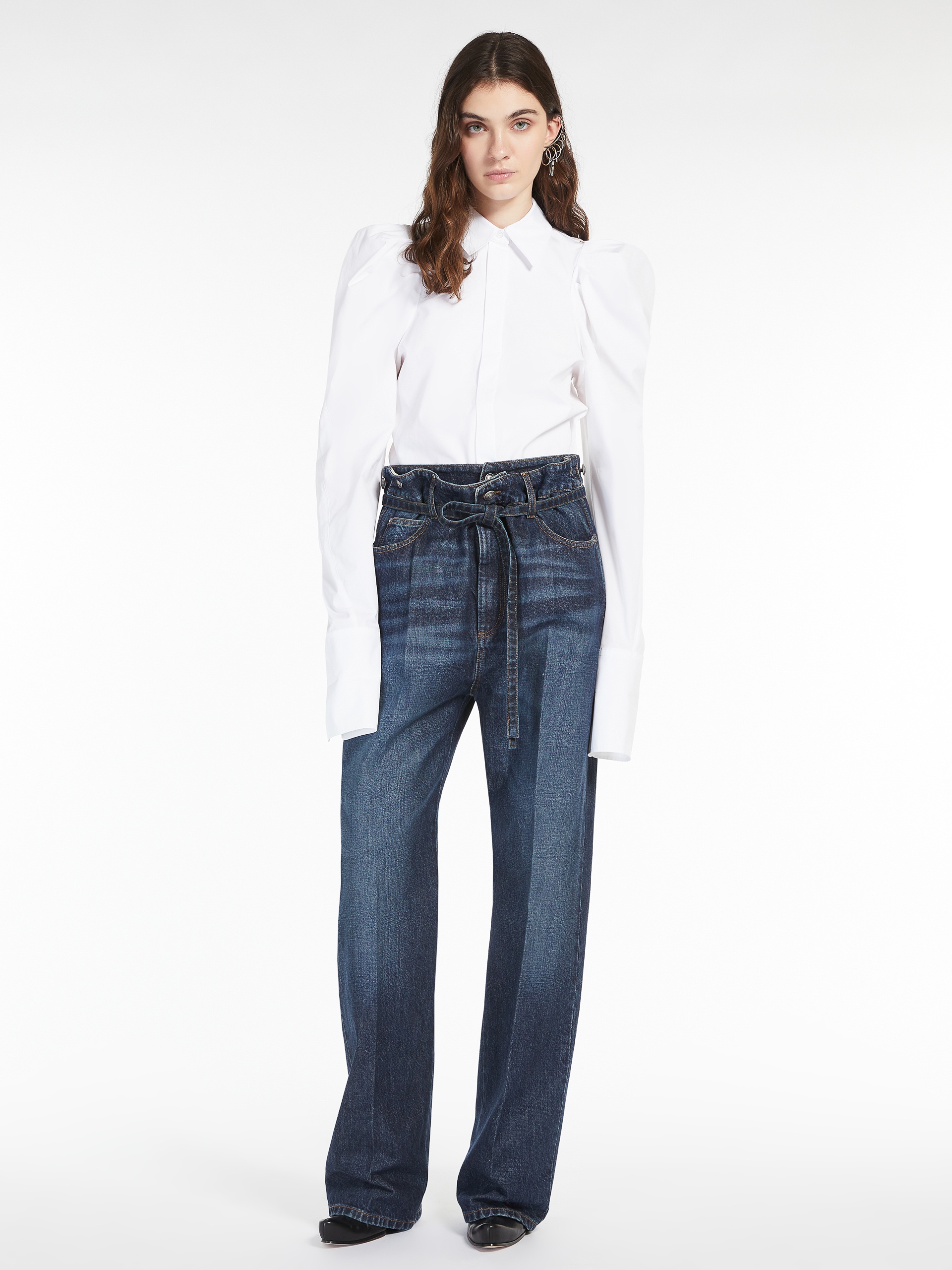 RAGNO Wide-fit belted jeans - 2