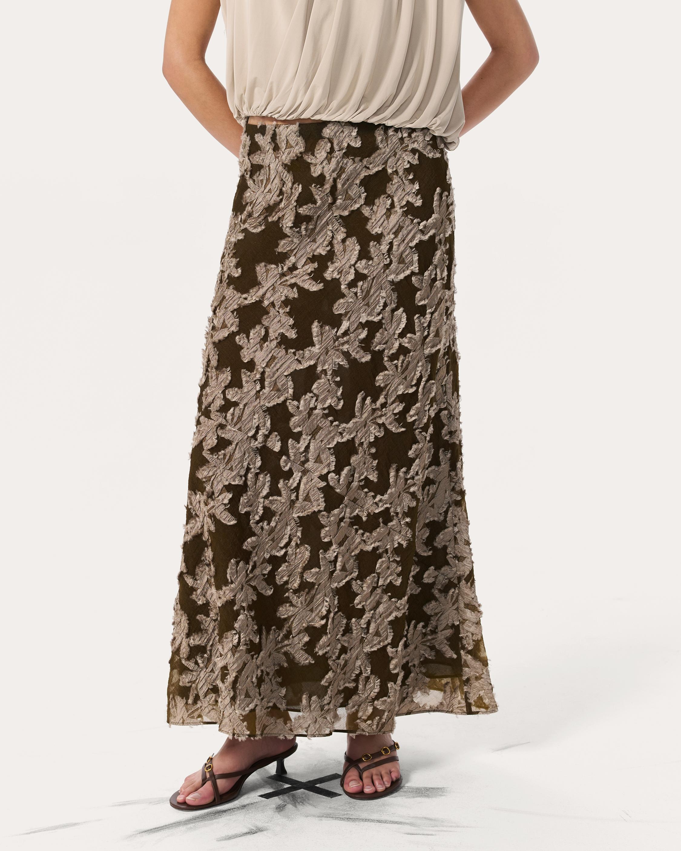 Wren Fil Coupé Maxi Skirt - 3