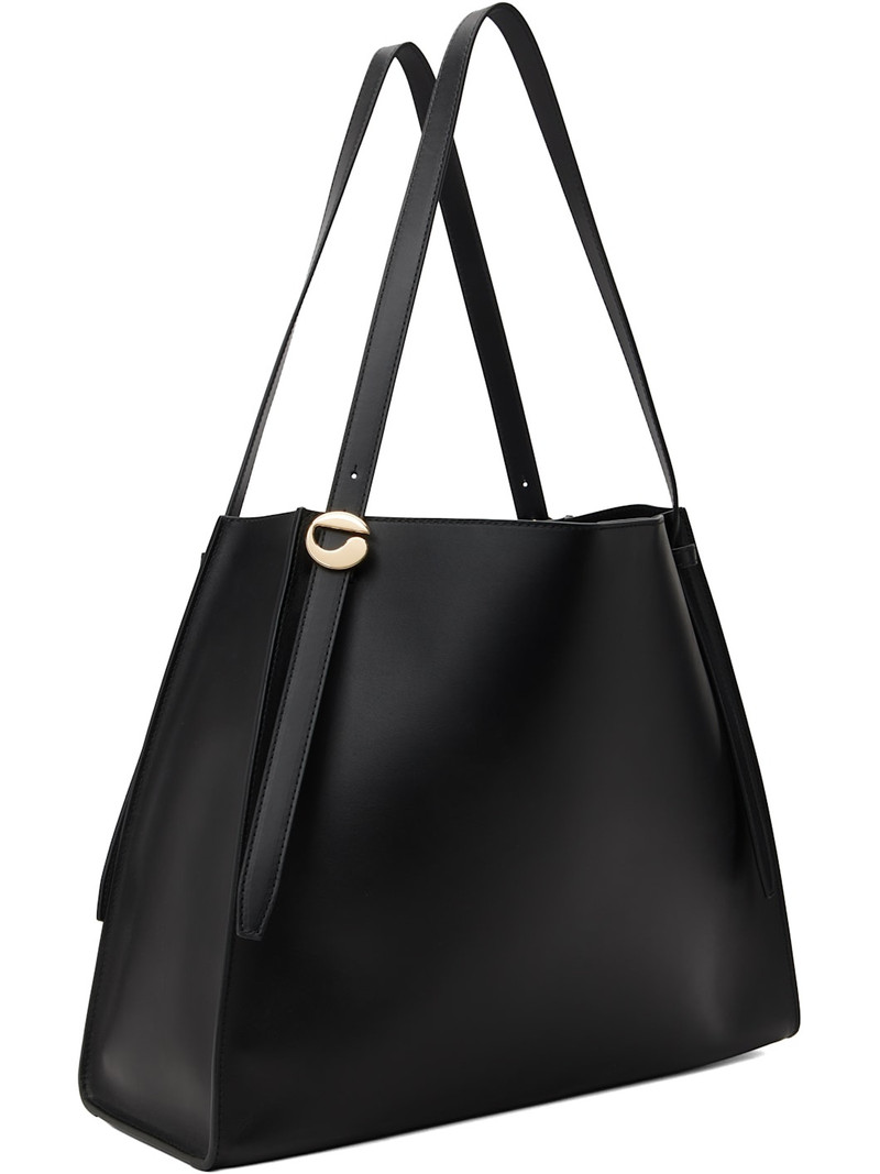 Black Logo Belt Tote 3
