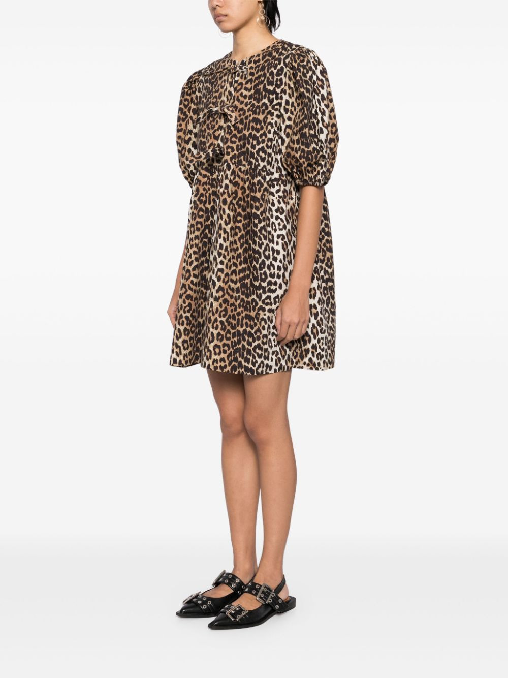 GANNI Dresses Brown - 3