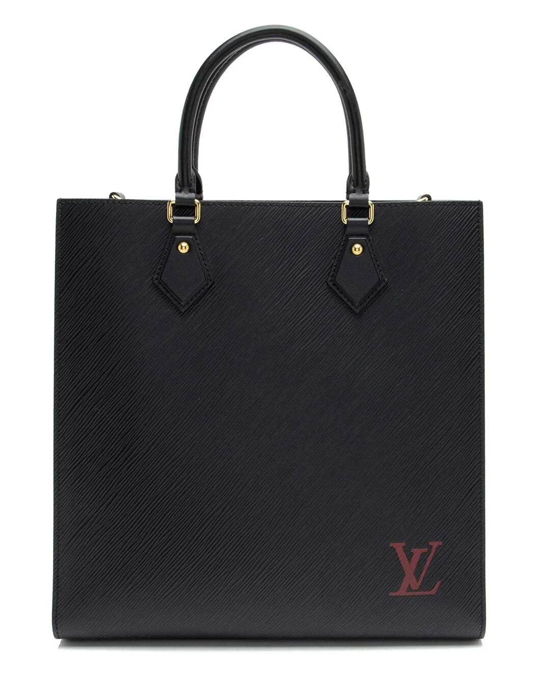 Louis Vuitton Black Epi Leather Sac Plat PM Tote (Authentic Pre-Loved) - 1