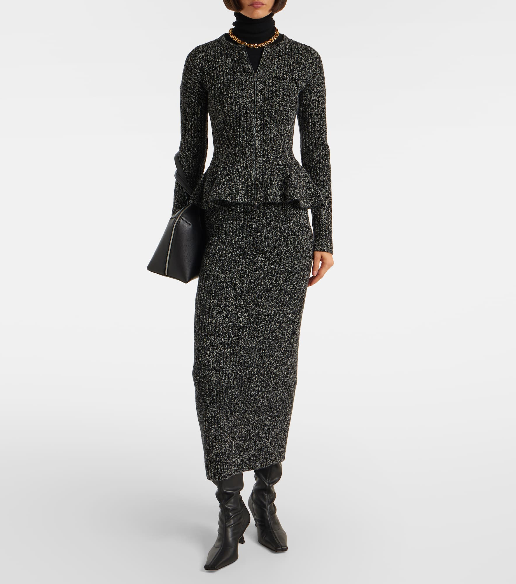 Rodano wool-blend pencil skirt - 2