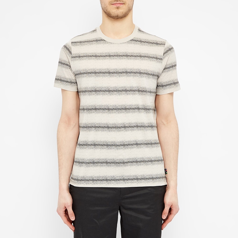 Paul Smith White Noise Stripe Tee - 4