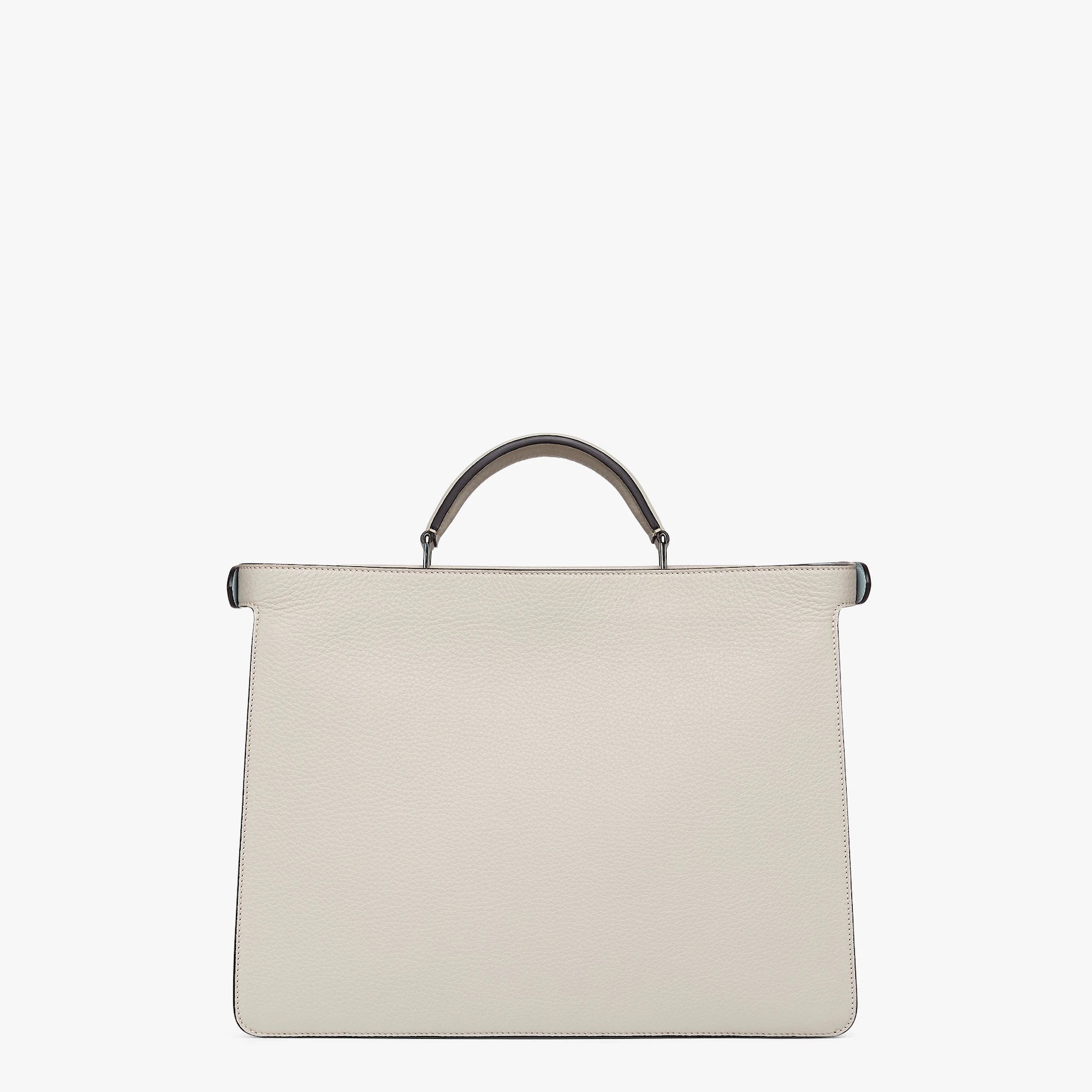 Powder gray leather bag - 4