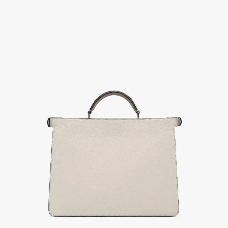 Powder gray leather bag 4